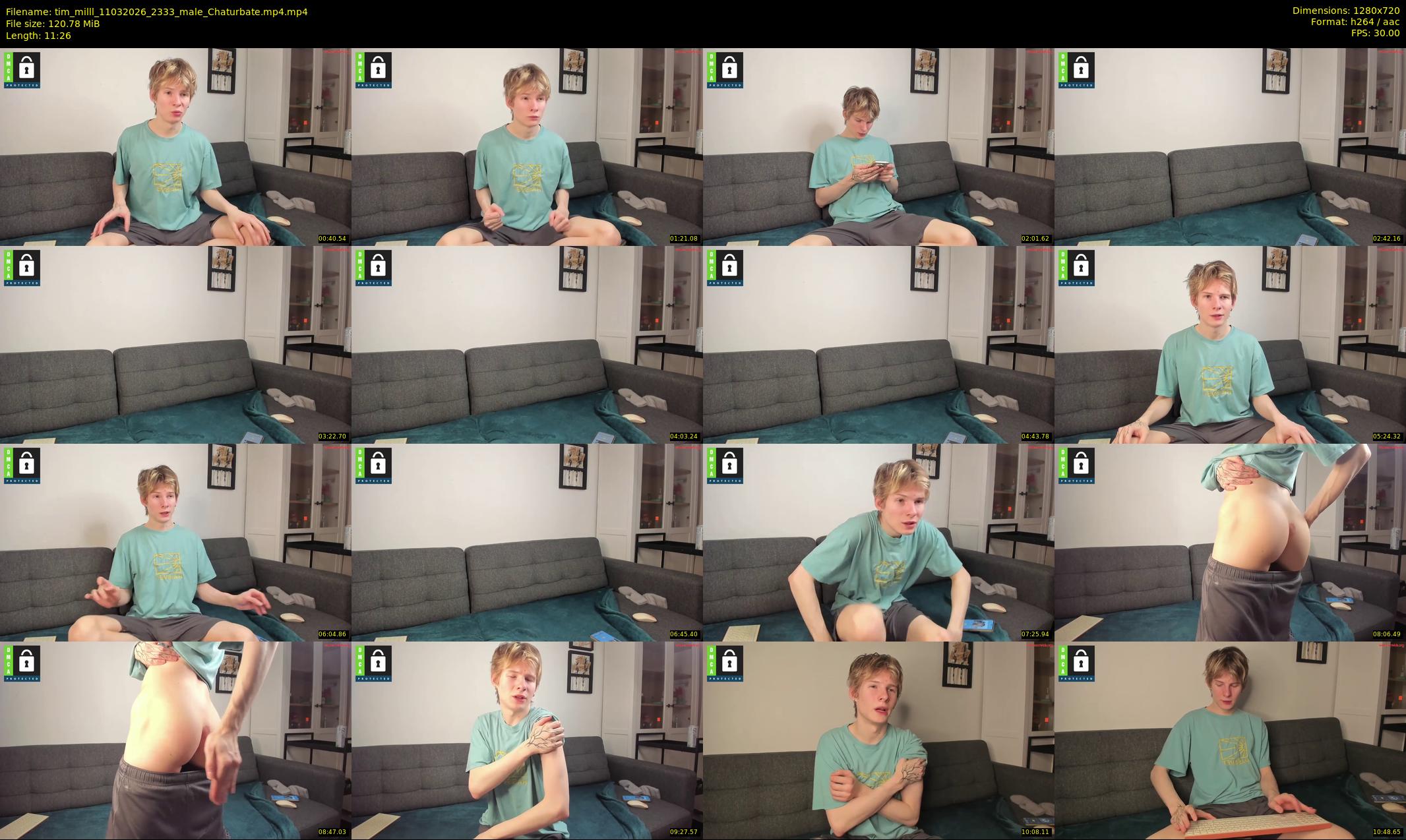 tim_milll — 12 minute Chaturbate male cam show recording, 720p, Mar 11, 2026