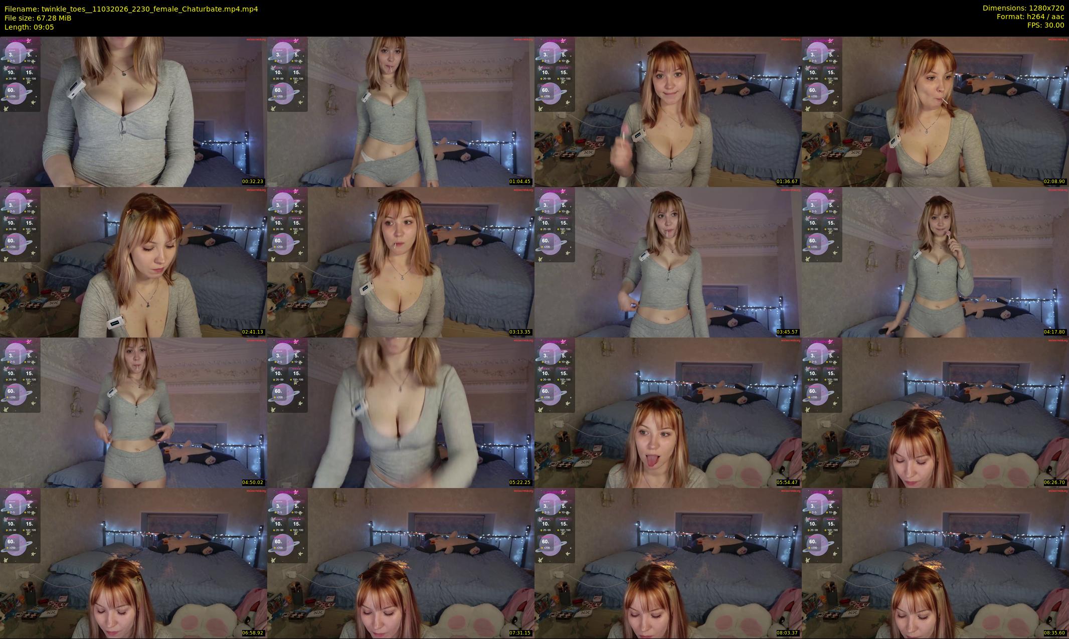 twinkle_toes_ — 10 minute Chaturbate female cam show recording, 720p, Mar 11, 2026