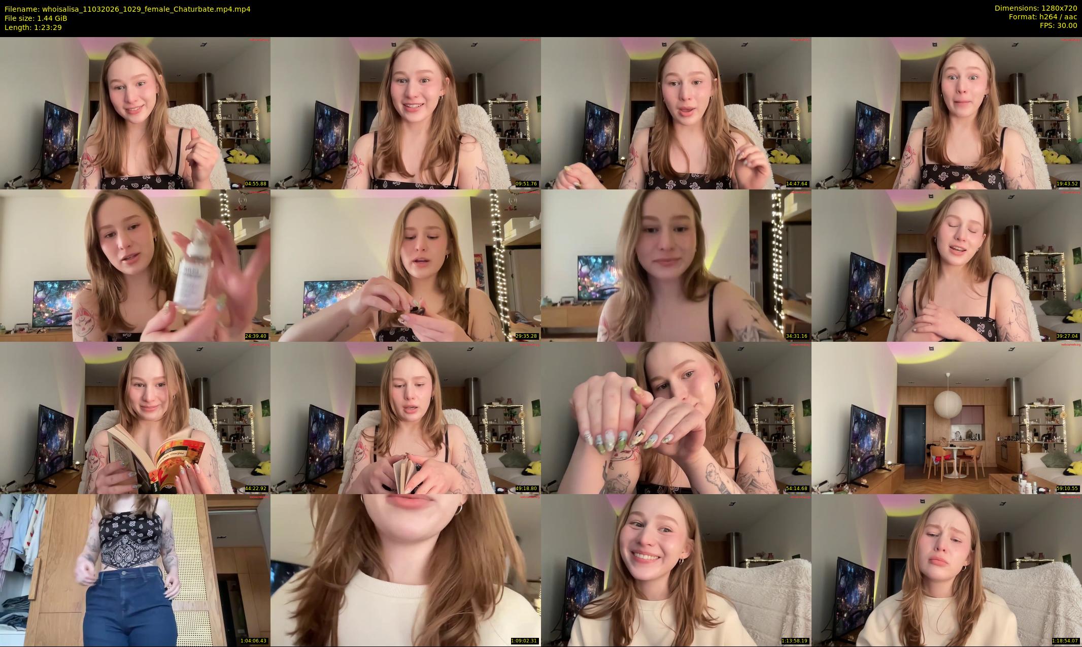 whoisalisa — 84 minute Chaturbate female cam show recording, 720p, Mar 11, 2026