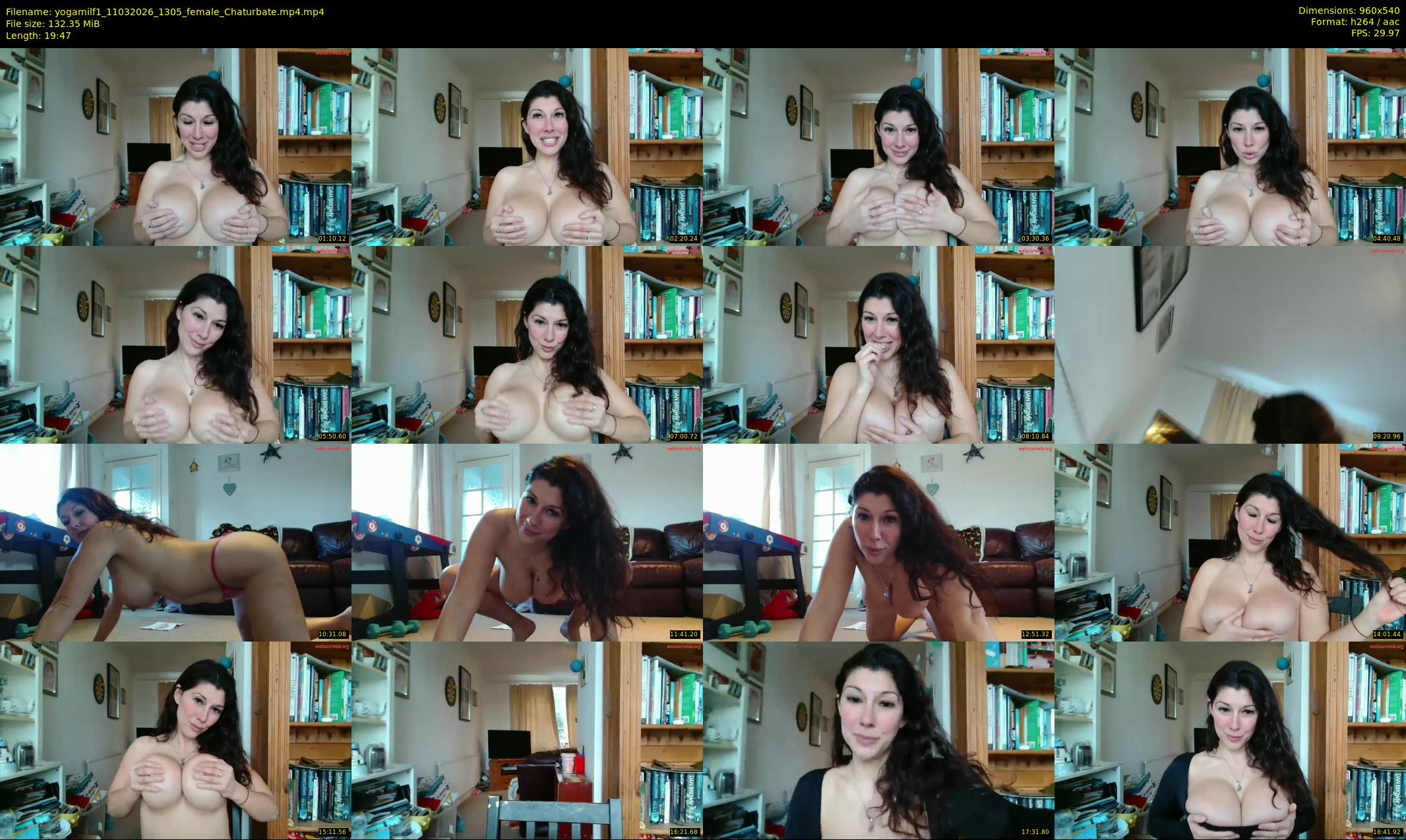 yogamilf1 — 20 minute Chaturbate female cam show recording, 480p, Mar 11, 2026