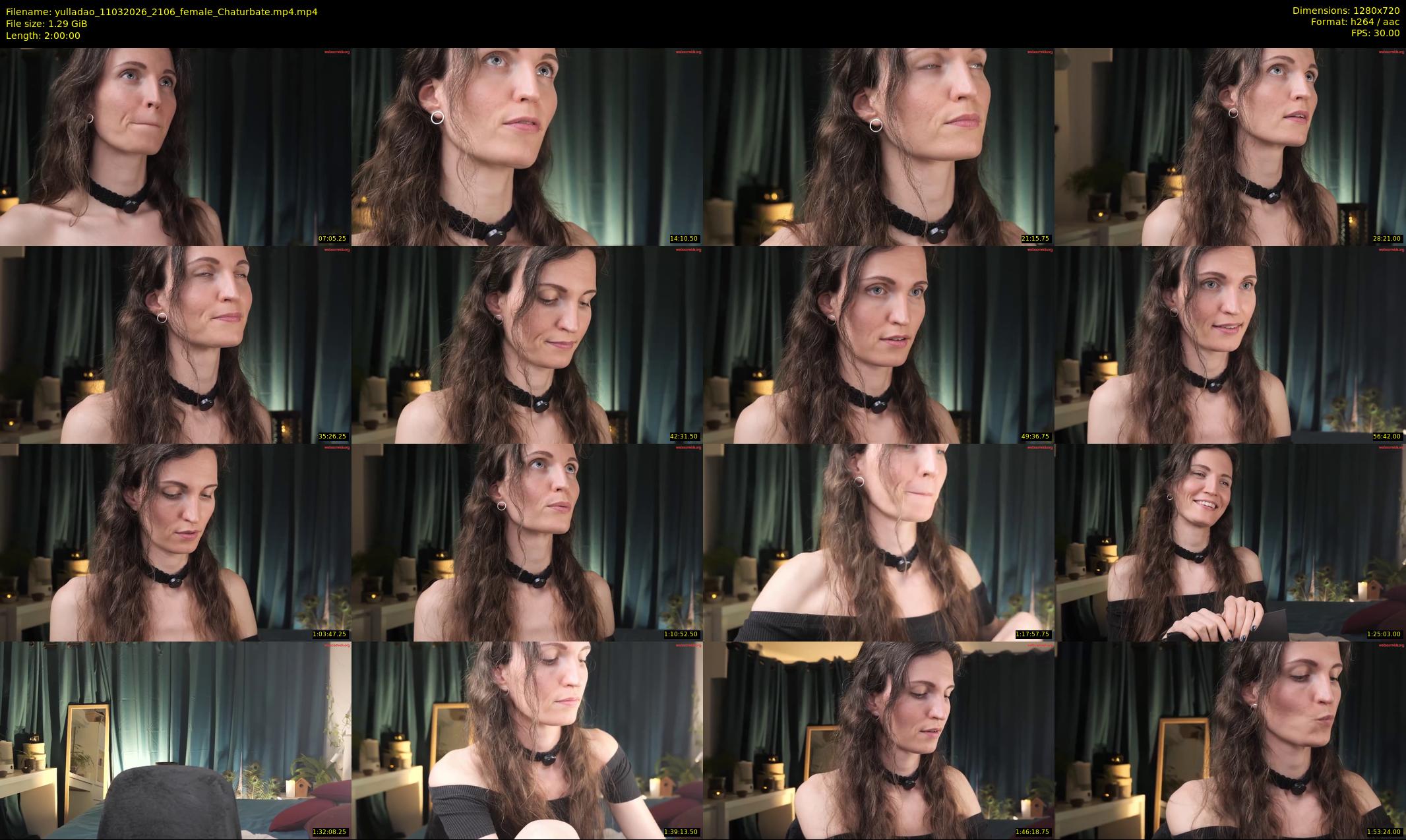 yulladao — 120 minute Chaturbate female cam show recording, 720p, Mar 11, 2026
