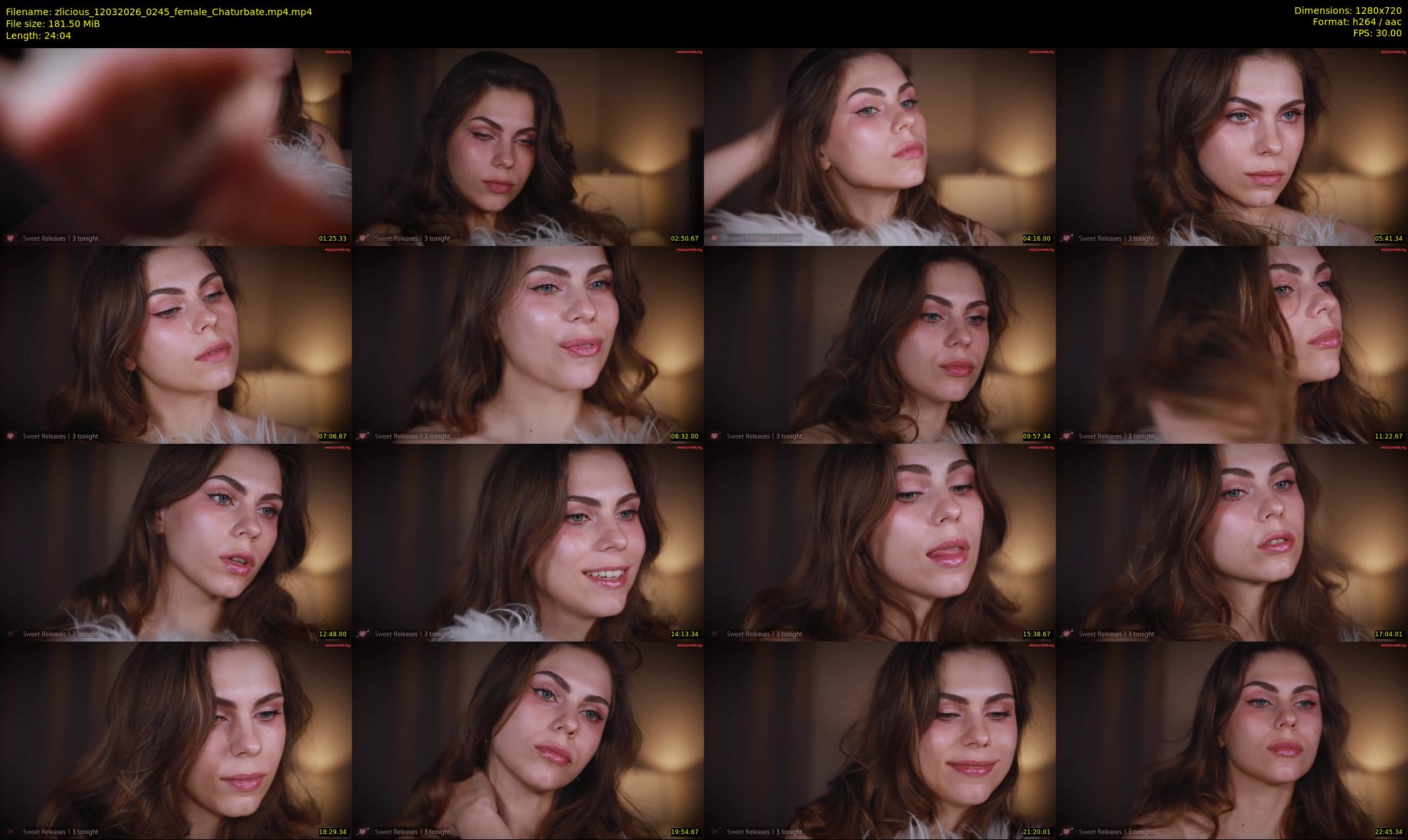 zlicious — 25 minute Chaturbate female cam show recording, 720p, Mar 12, 2026