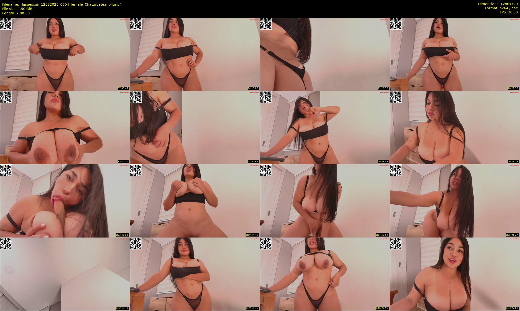 _lasuescun — 121 minute Chaturbate female cam show recording, 720p, Mar 12, 2026