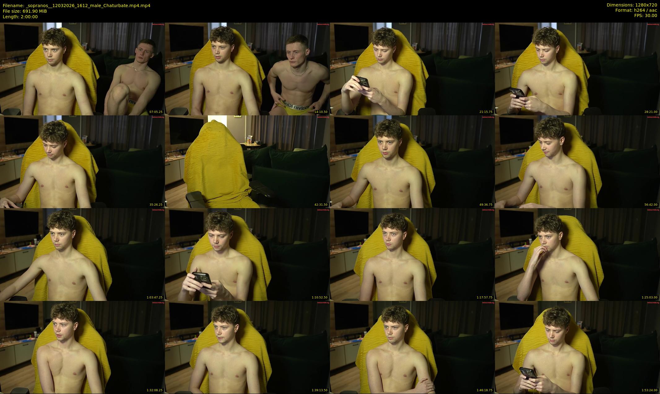 _sopranos_ — 120 minute Chaturbate male cam show recording, 720p, Mar 12, 2026