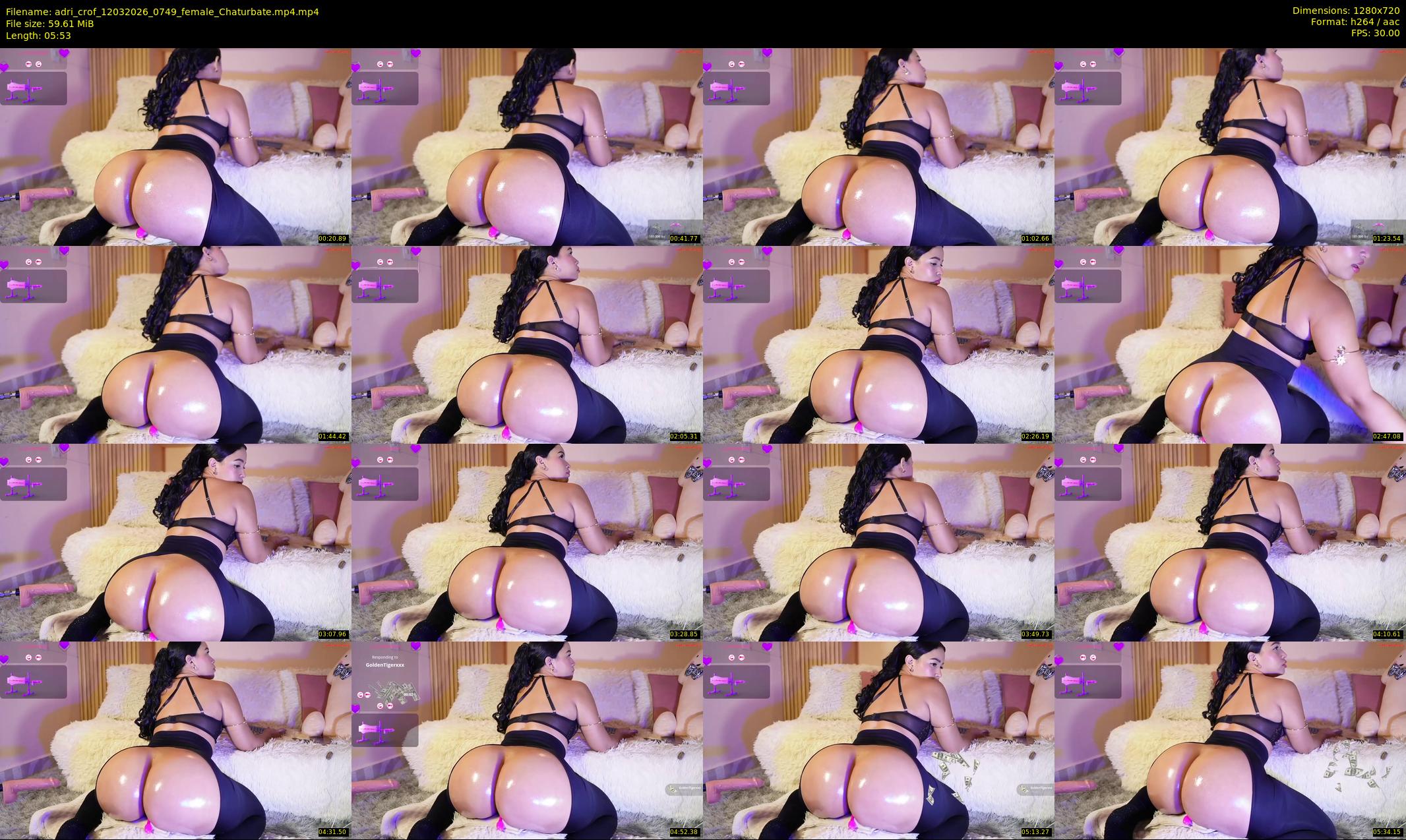 adri_crof — 6 minute Chaturbate female cam show recording, 720p, Mar 12, 2026