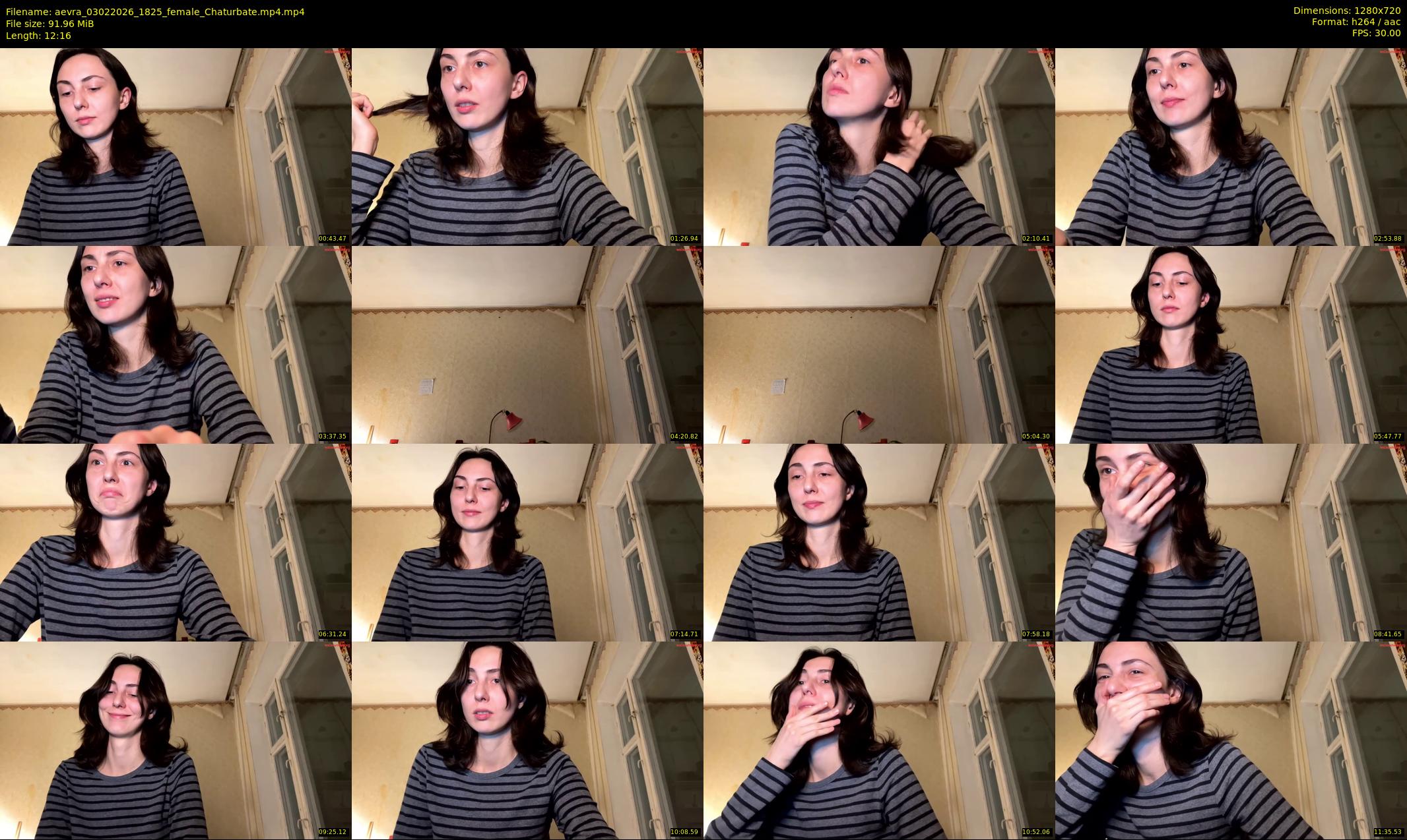 aevra — 13 minute Chaturbate female cam show recording, 720p, Feb 3, 2026