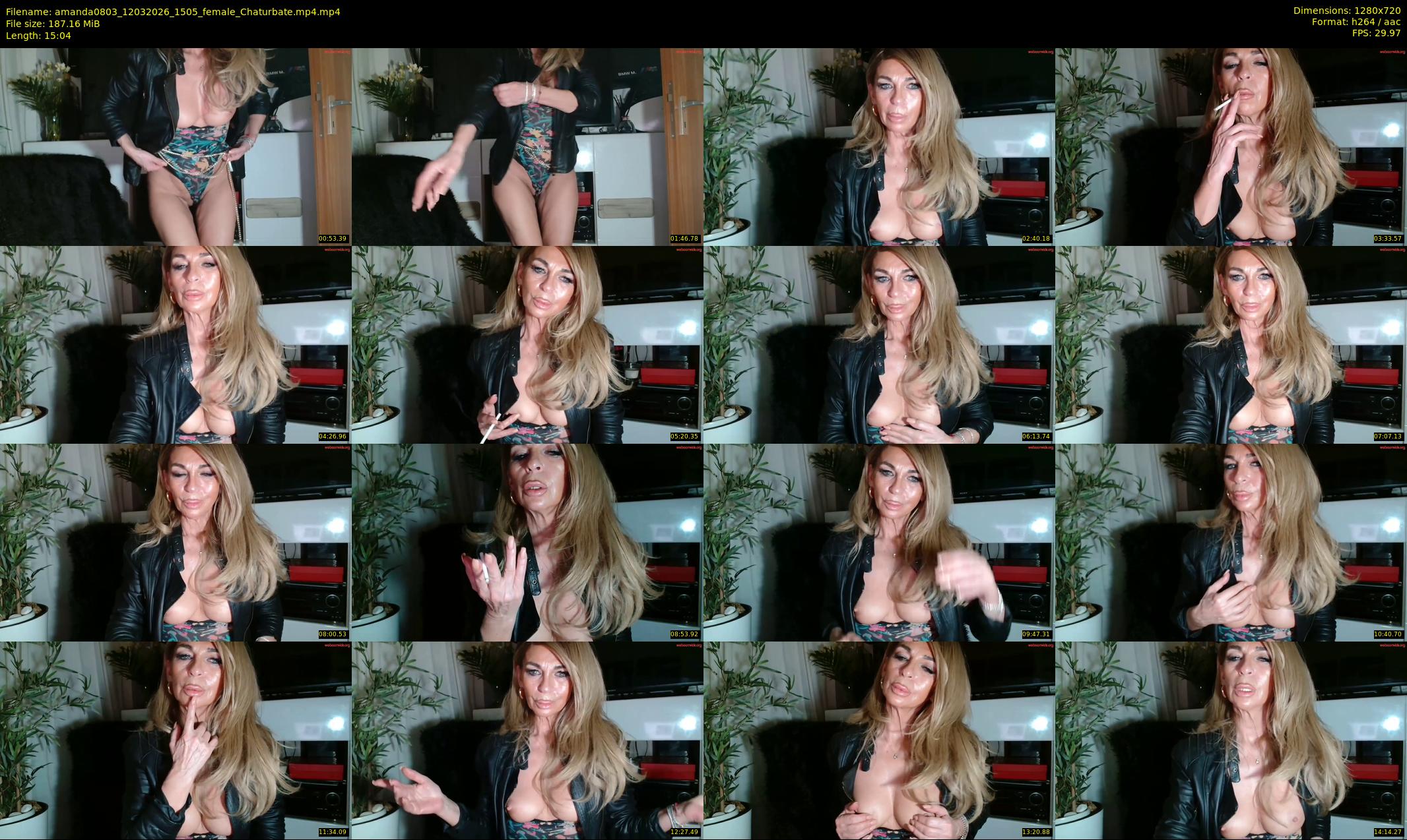 amanda0803 — 16 minute Chaturbate female cam show recording, 720p, Mar 12, 2026
