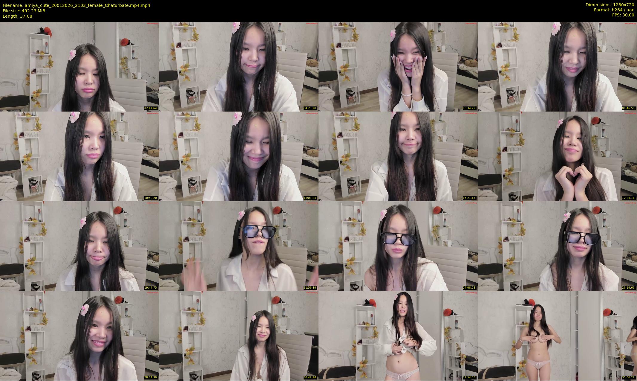 amiya_cute — 38 minute Chaturbate female cam show recording, 720p, Jan 20, 2026