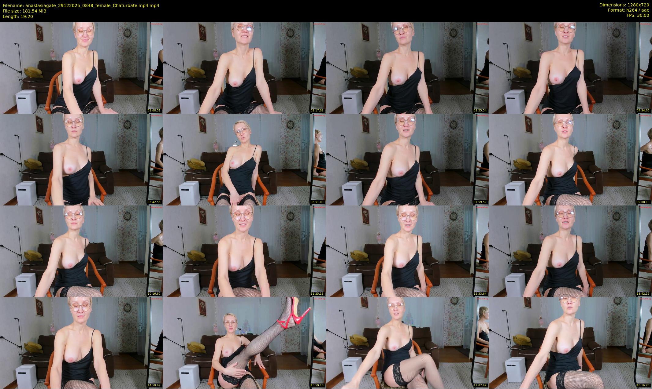 anastasiagate — 20 minute Chaturbate female cam show recording, 720p, Dec 29, 2025