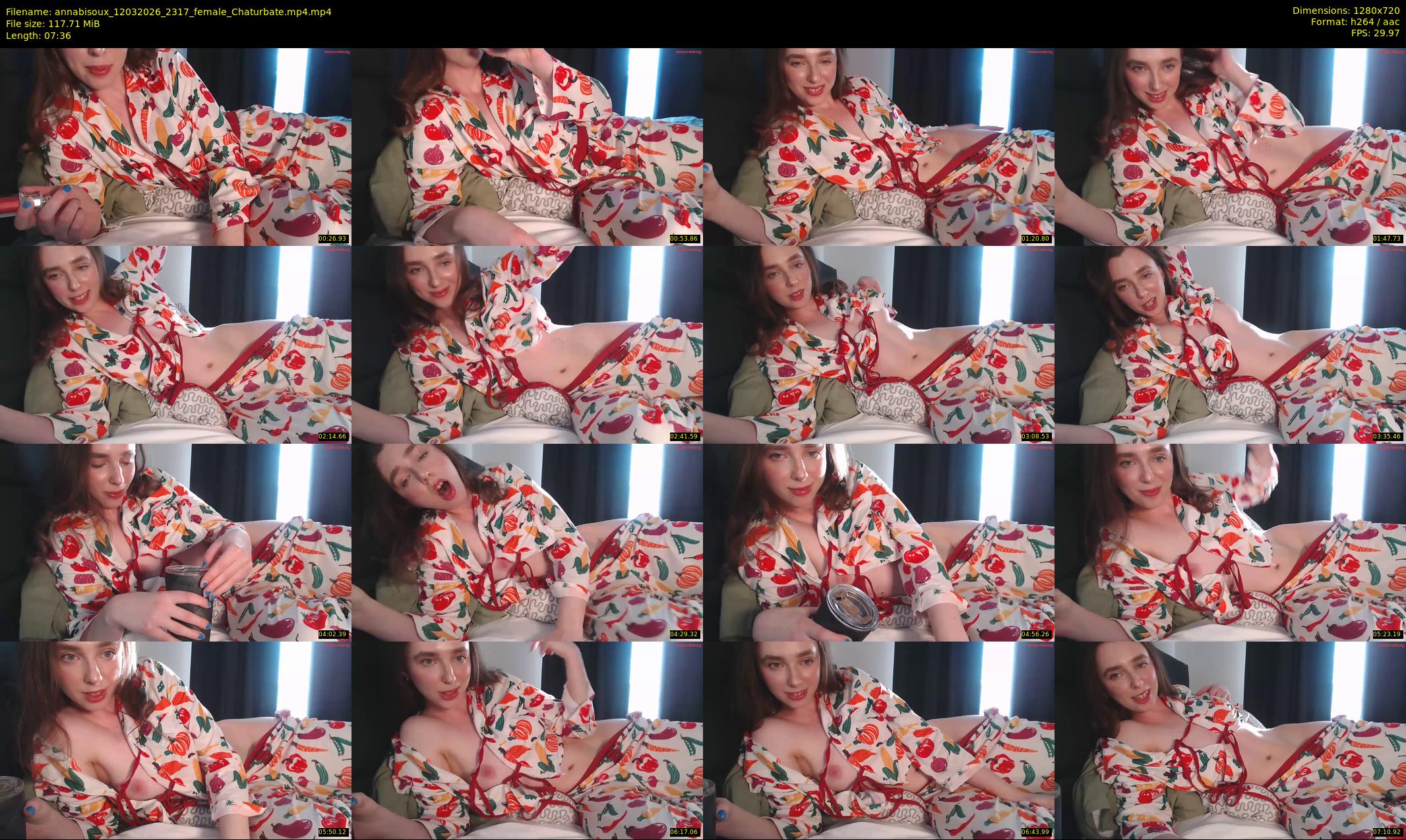 annabisoux — 8 minute Chaturbate female cam show recording, 720p, Mar 12, 2026