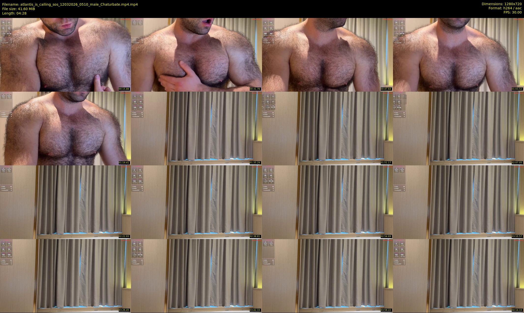 atlantis_is_calling_sos — 5 minute Chaturbate male cam show recording, 720p, Mar 12, 2026