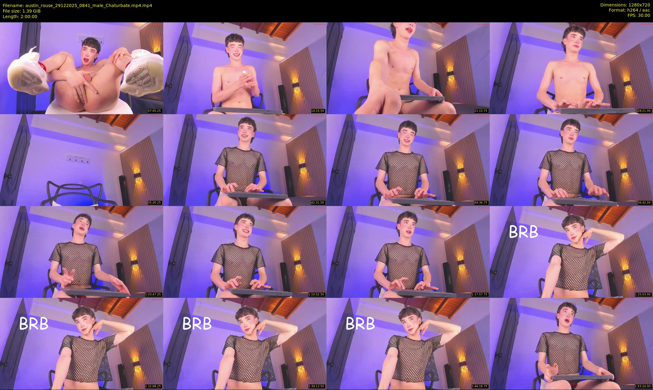 austin_rouse — 120 minute Chaturbate male cam show recording, 720p, Dec 29, 2025