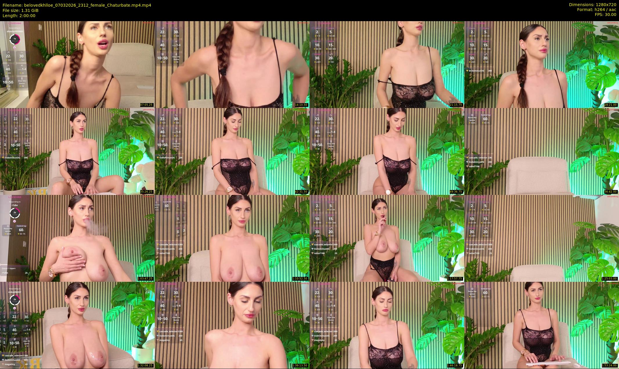 belovedkhlloe — 120 minute Chaturbate female cam show recording, 720p, Mar 7, 2026