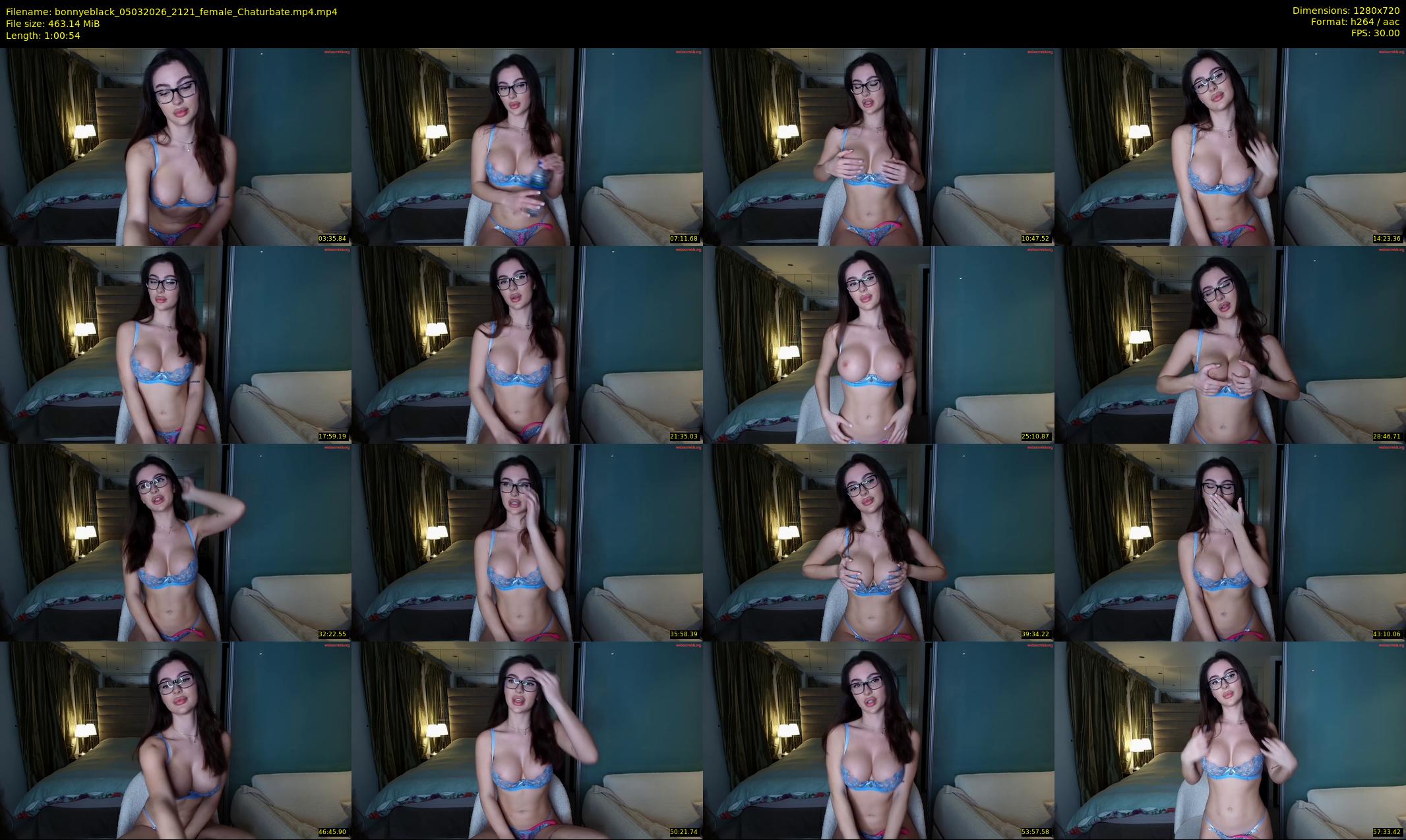 bonnyeblack — 61 minute Chaturbate female cam show recording, 720p, Mar 5, 2026