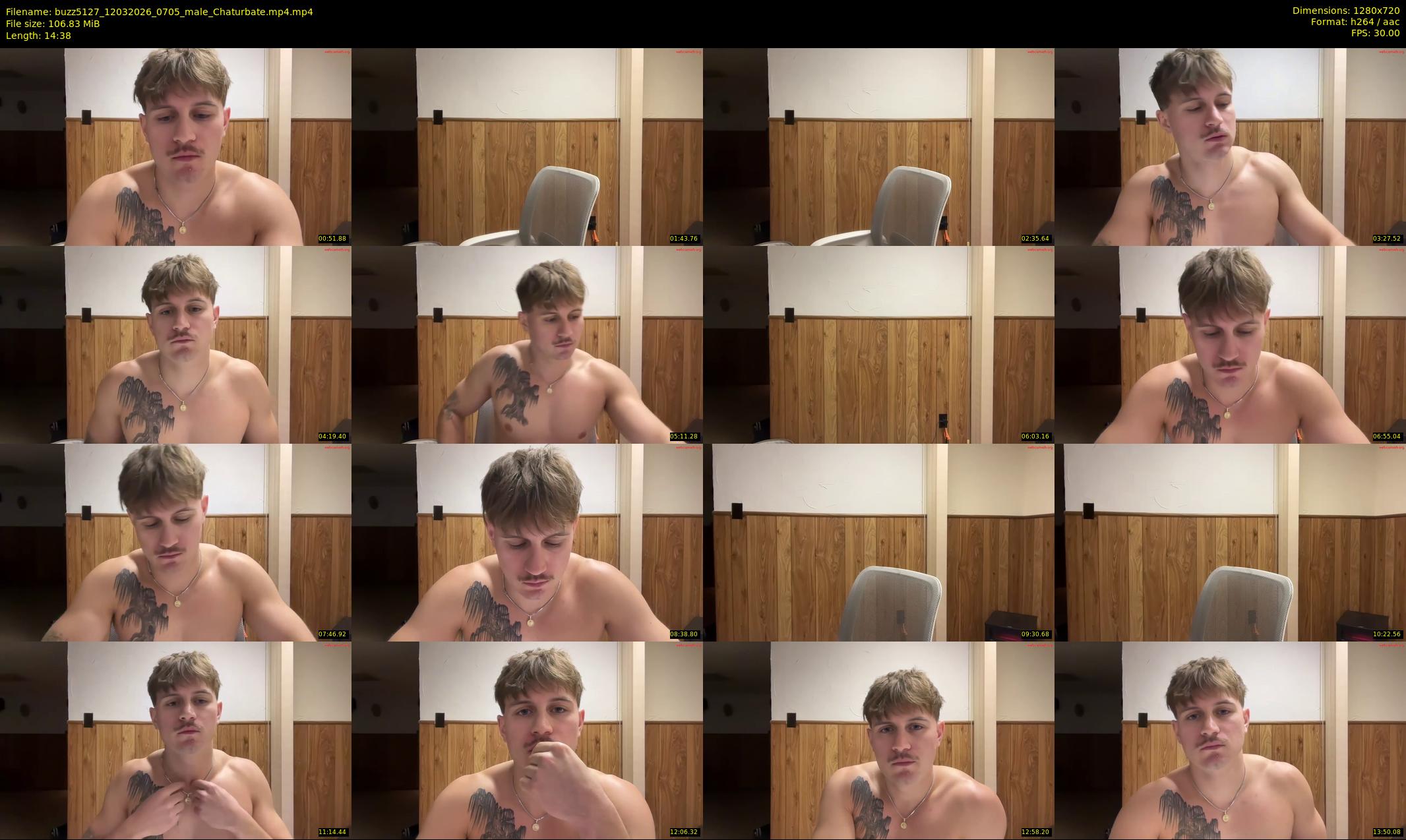 buzz5127 — 15 minute Chaturbate male cam show recording, 720p, Mar 12, 2026