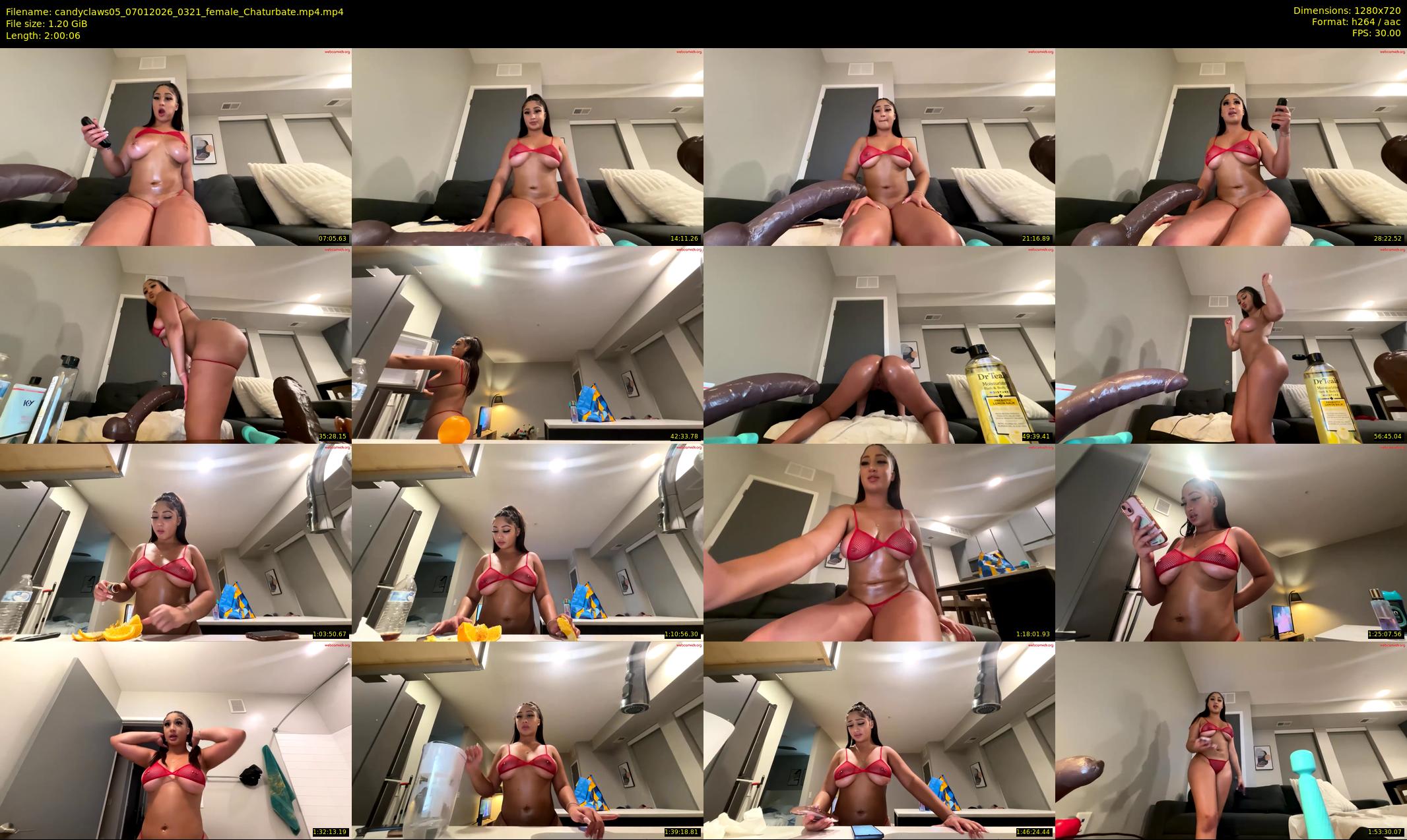 candyclaws05 — 121 minute Chaturbate female cam show recording, 720p, Jan 7, 2026