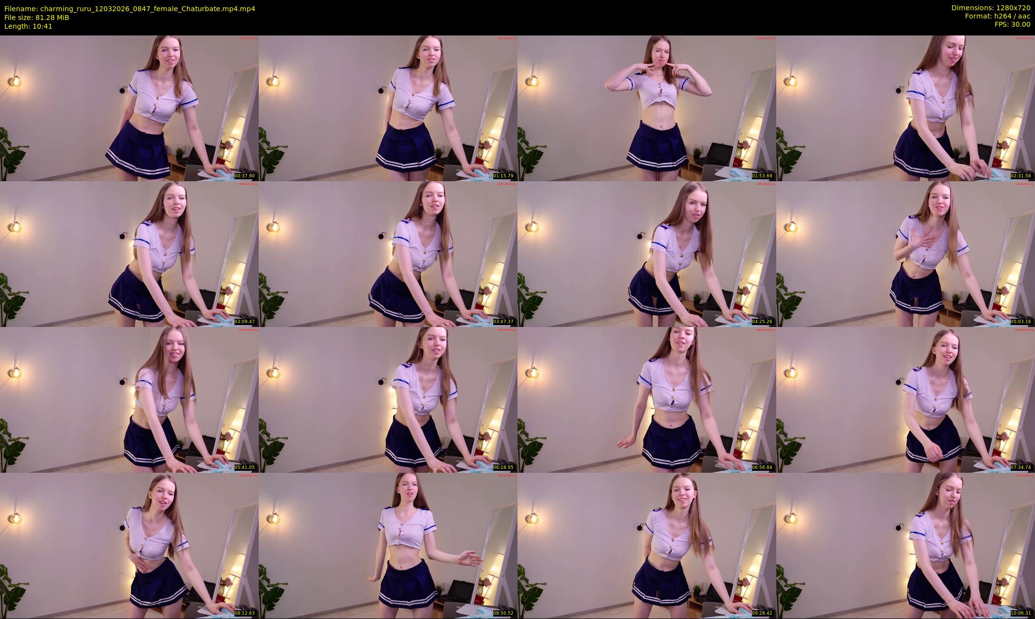 charming_ruru — 11 minute Chaturbate female cam show recording, 720p, Mar 12, 2026