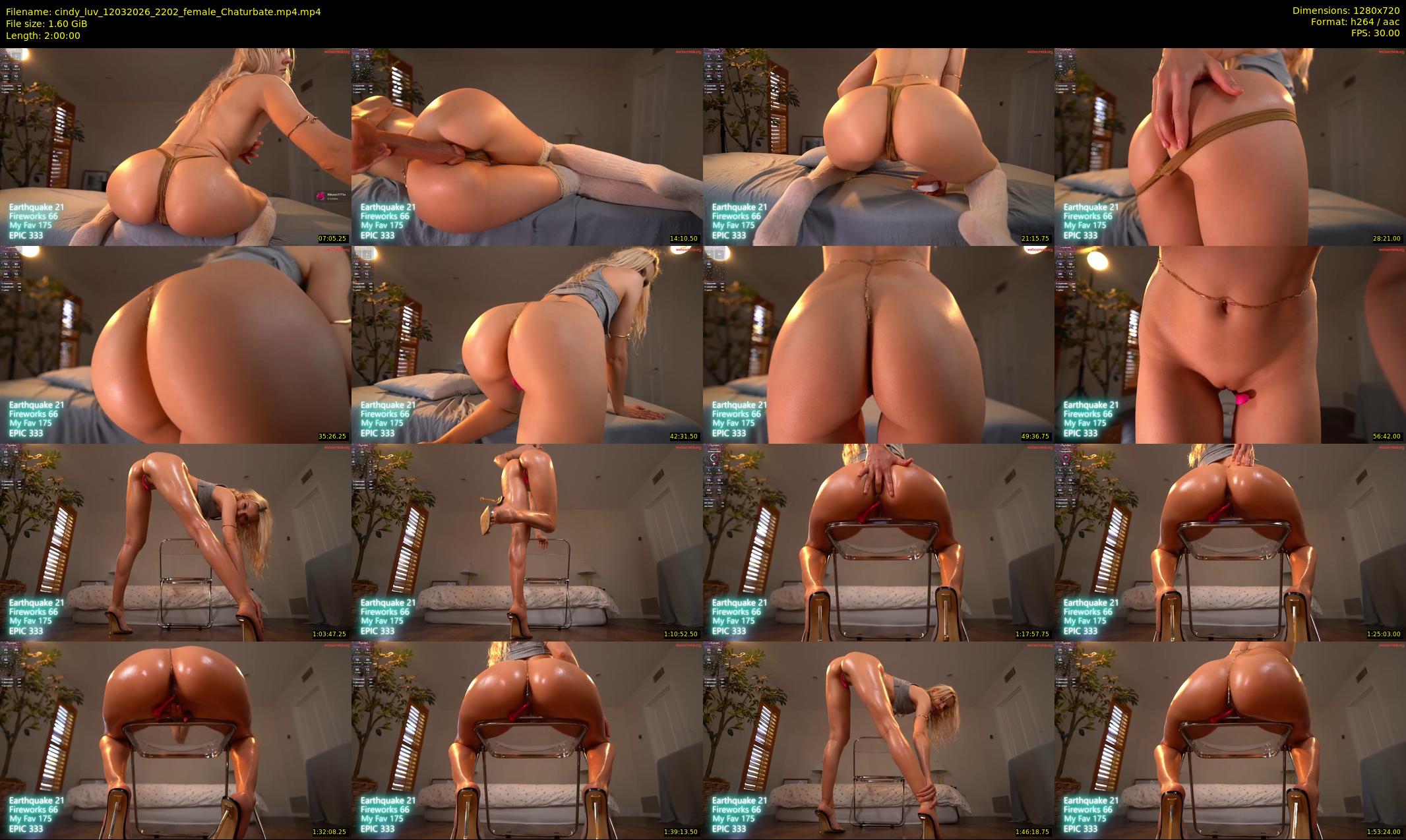 cindy_luv — 120 minute Chaturbate couple cam show recording, 720p, Mar 12, 2026