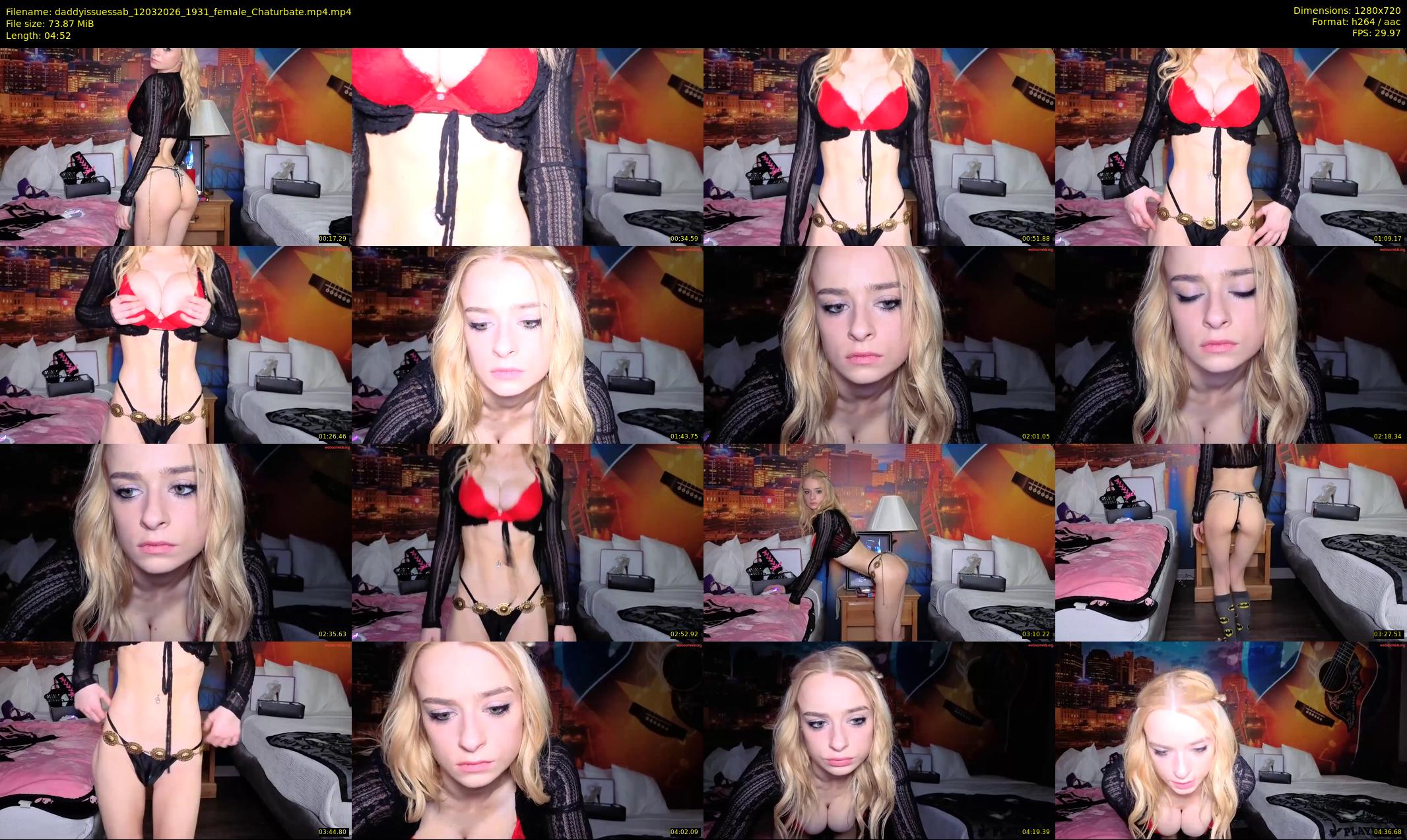 daddyissuessab — 5 minute Chaturbate female cam show recording, 720p, Mar 12, 2026