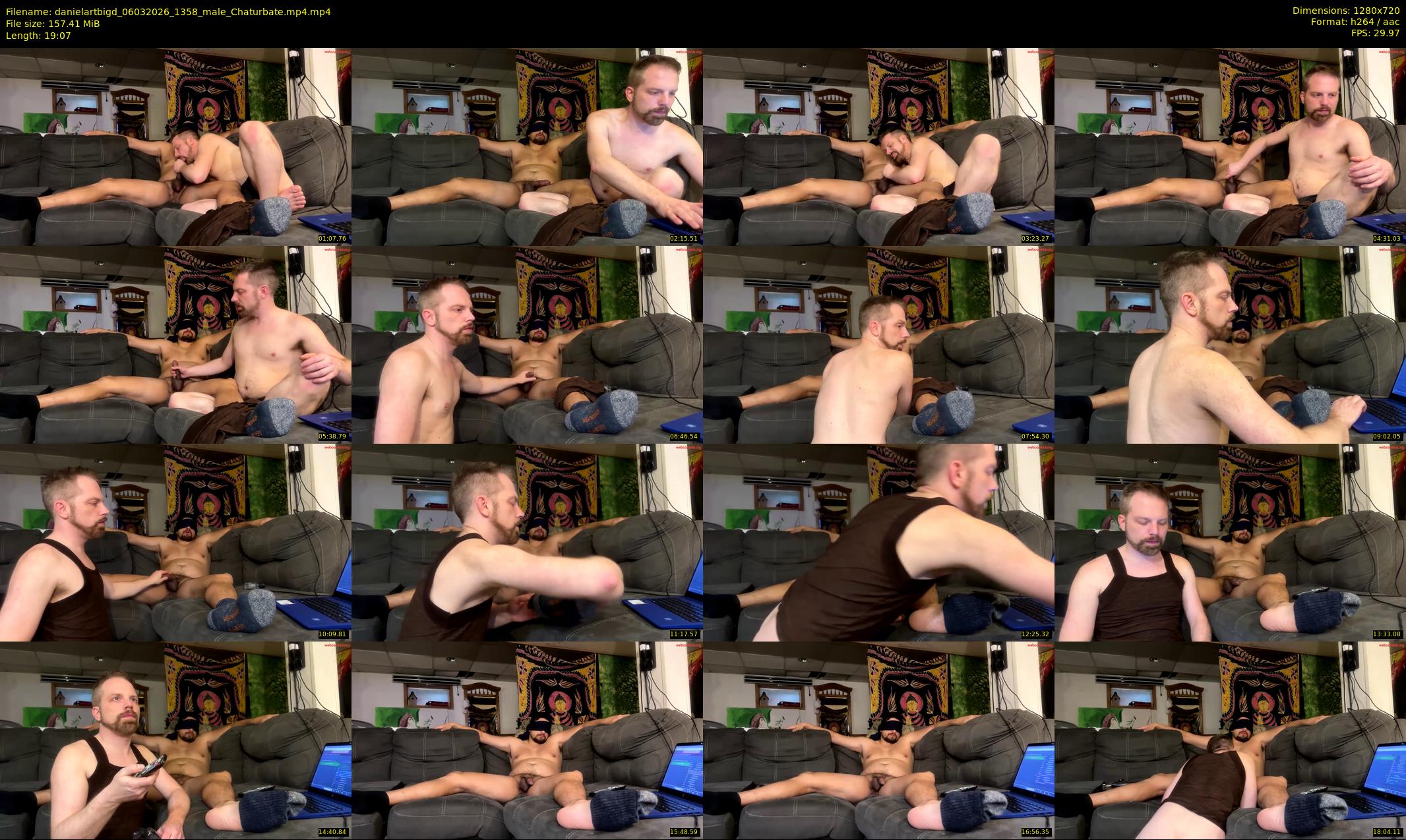 danielartbigd — 20 minute Chaturbate male cam show recording, 720p, Mar 6, 2026