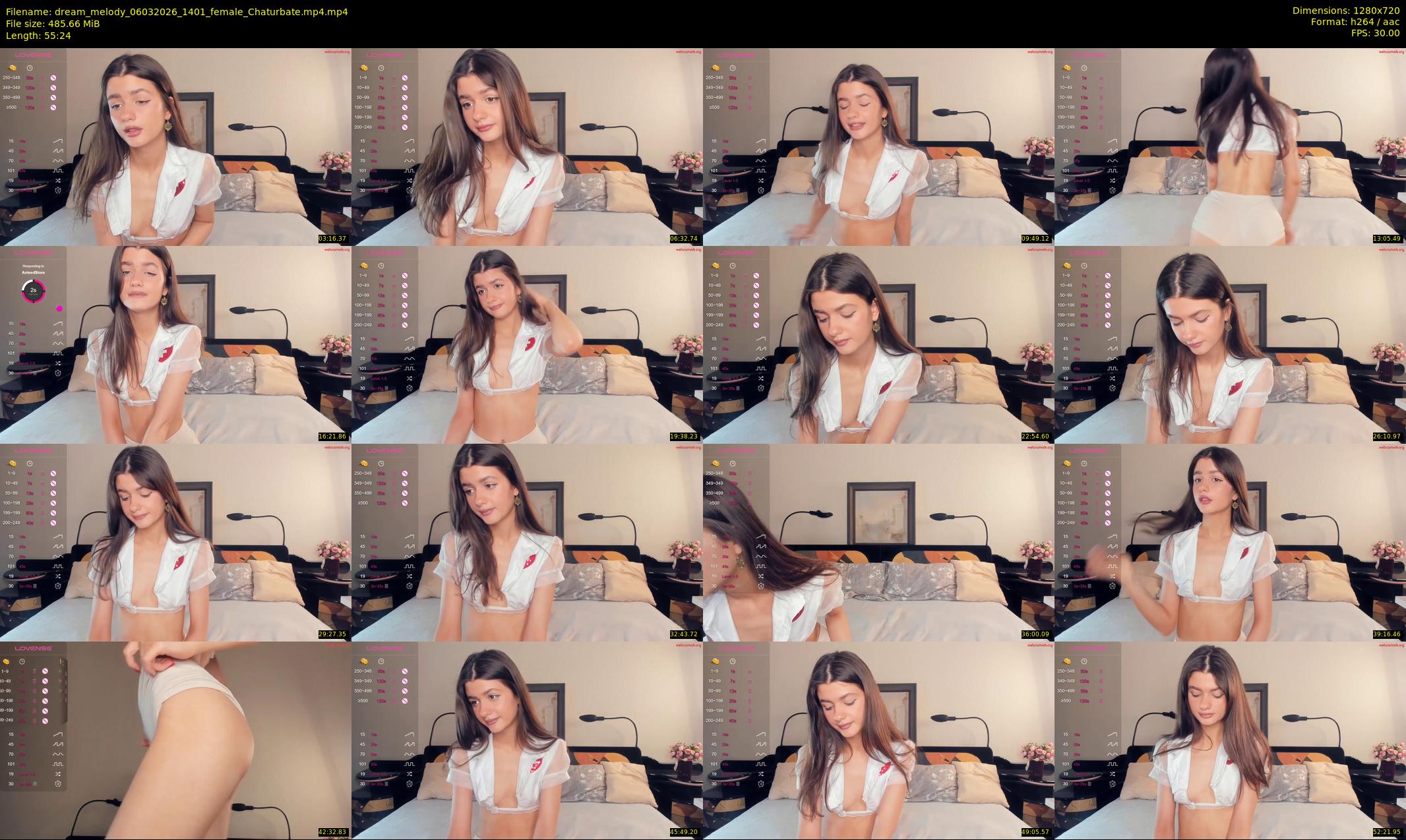dream_melody — 56 minute Chaturbate female cam show recording, 720p, Mar 6, 2026