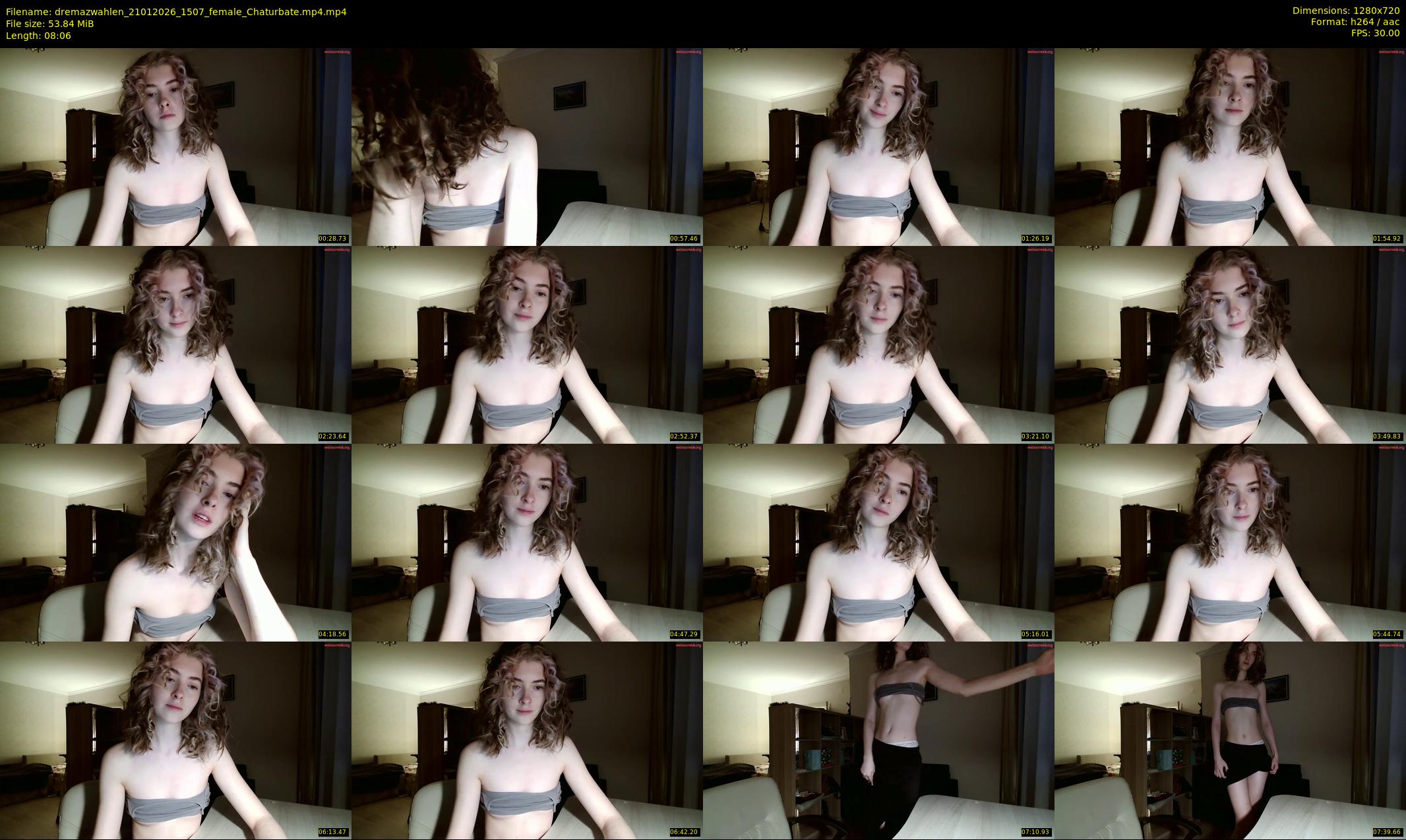 dremazwahlen — 9 minute Chaturbate female cam show recording, 720p, Jan 21, 2026