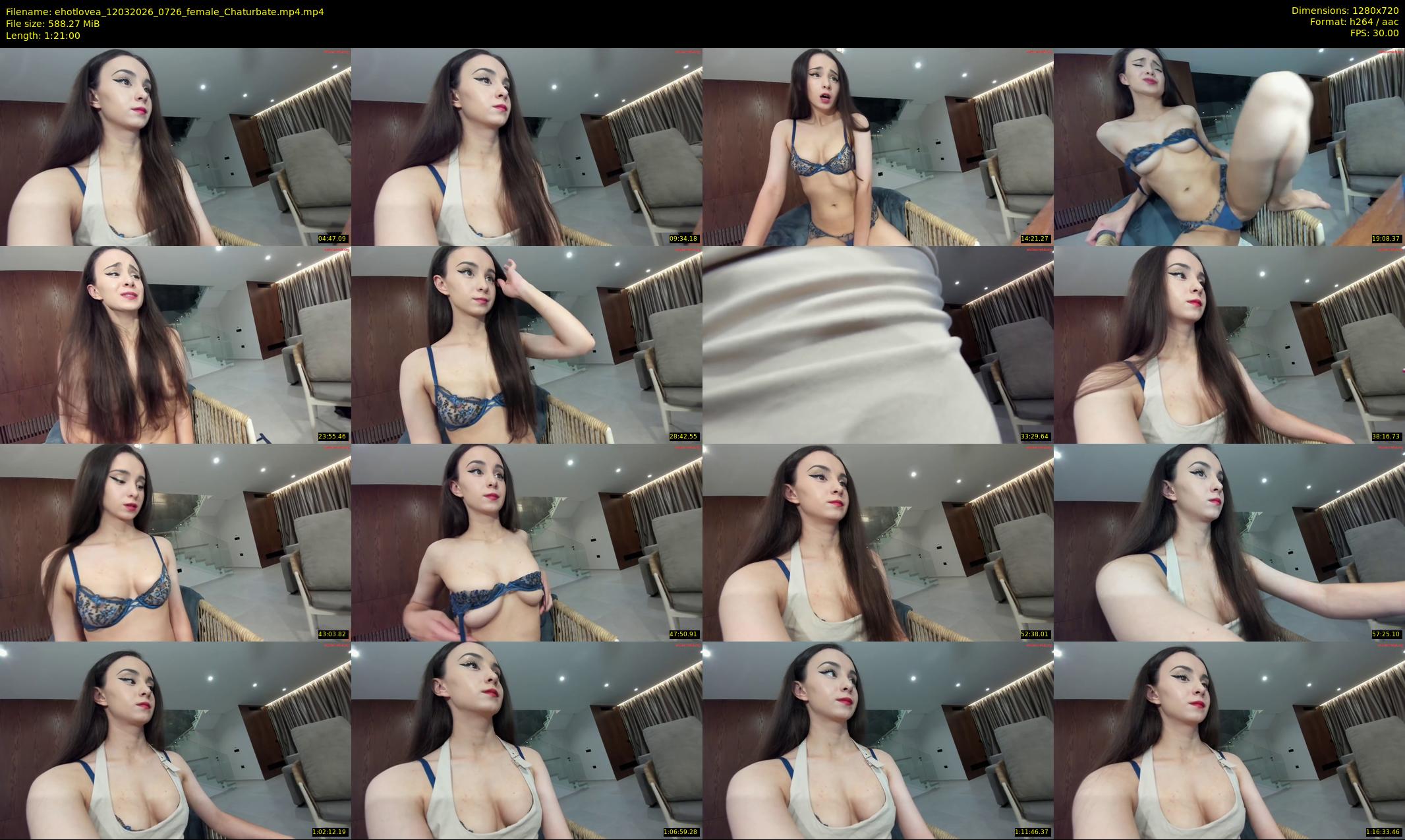ehotlovea — 81 minute Chaturbate female cam show recording, 720p, Mar 12, 2026