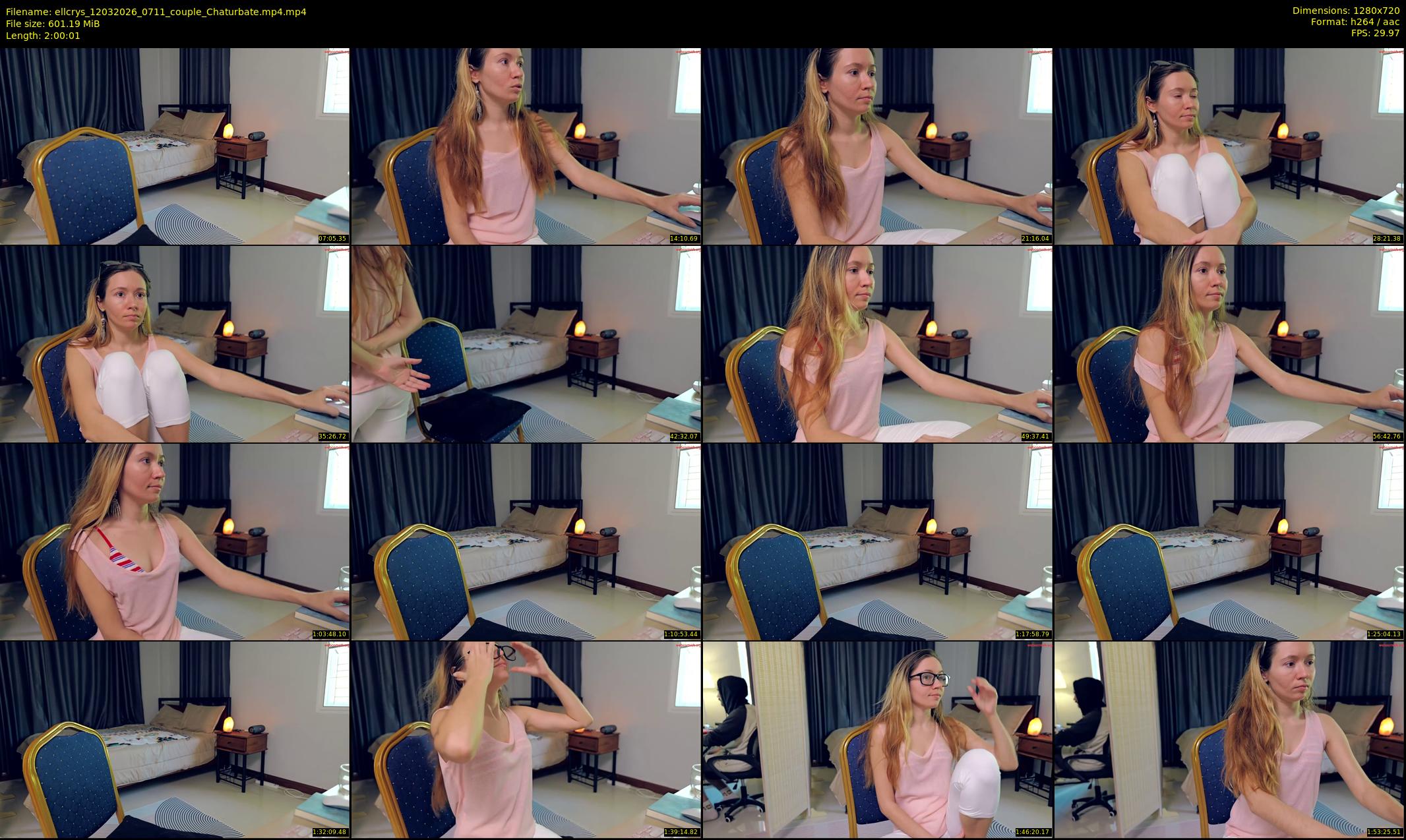 ellcrys — 121 minute Chaturbate couple cam show recording, 720p, Mar 12, 2026
