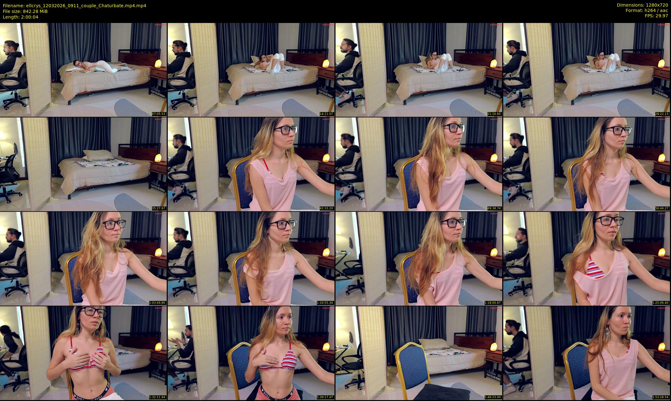 ellcrys — 121 minute Chaturbate couple cam show recording, 720p, Mar 12, 2026
