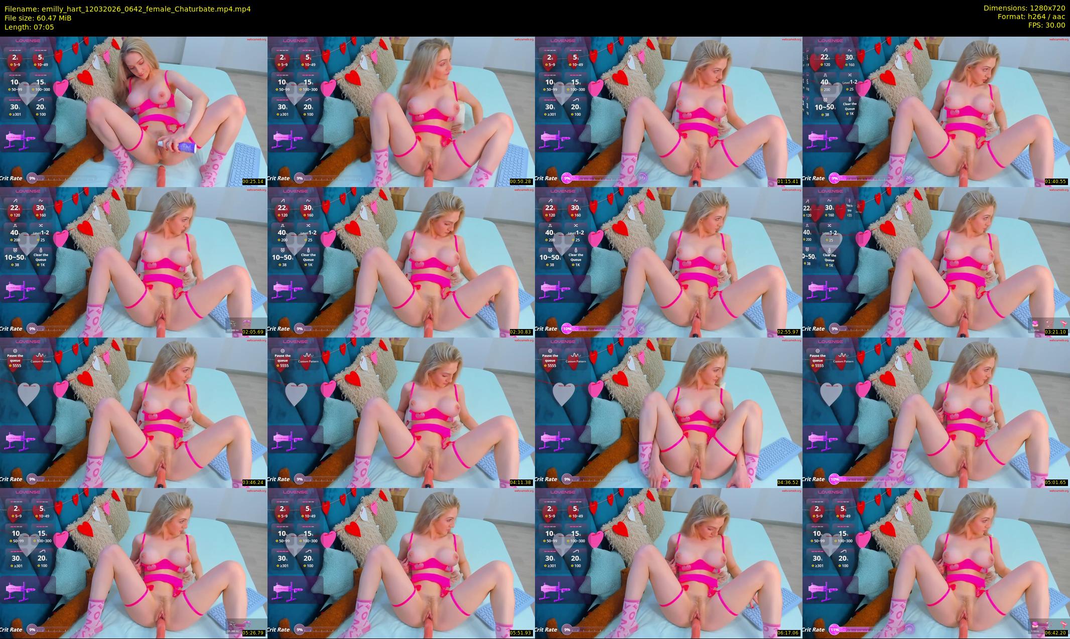 emilly_hart — 8 minute Chaturbate female cam show recording, 720p, Mar 12, 2026