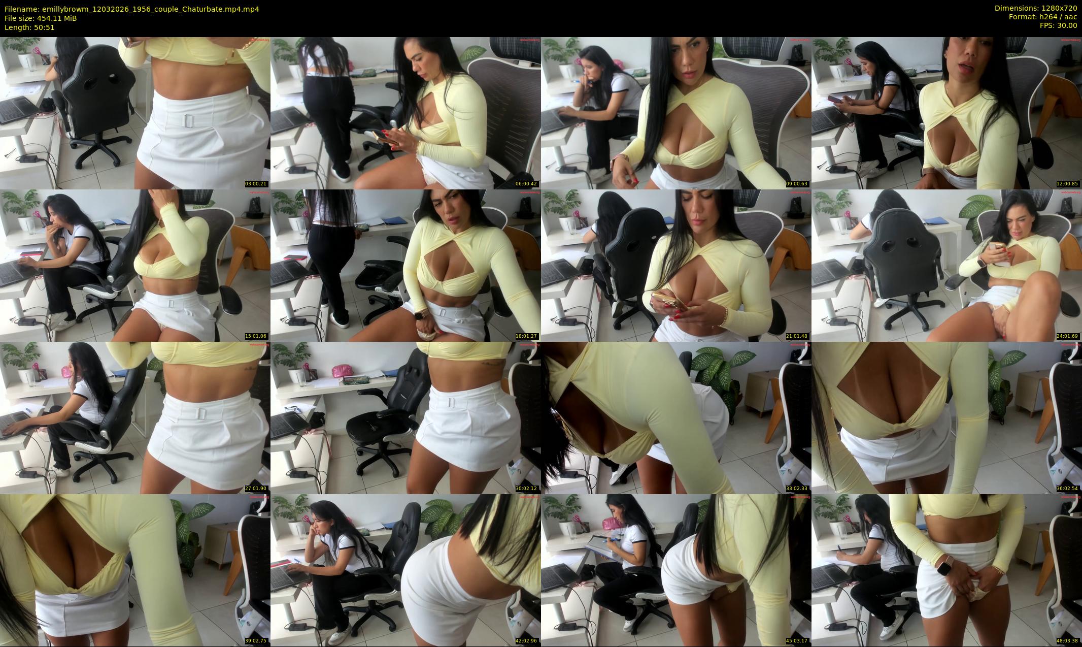 emillybrowm — 51 minute Chaturbate couple cam show recording, 720p, Mar 12, 2026