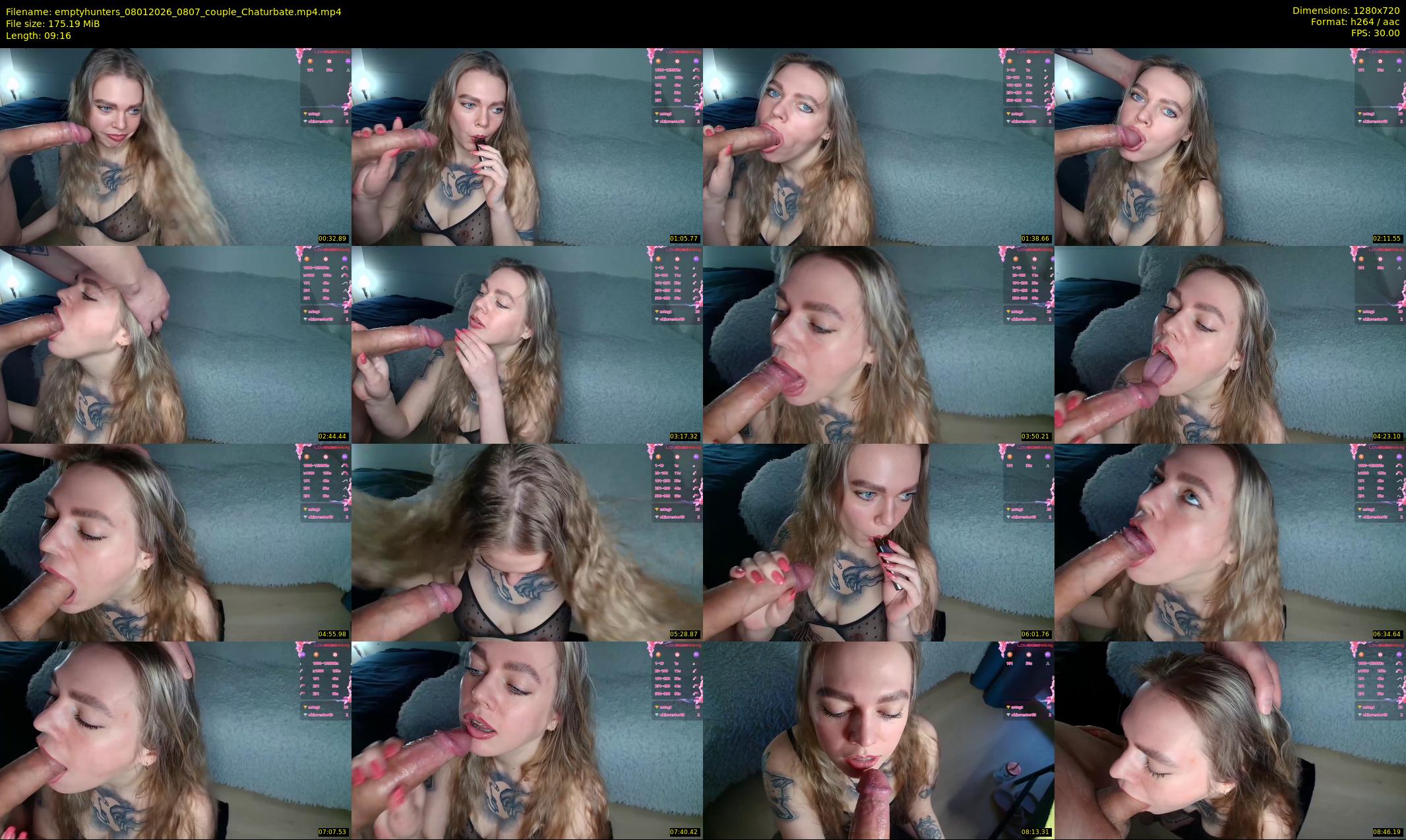 emptyhunters — 10 minute Chaturbate couple cam show recording, 720p, Jan 8, 2026
