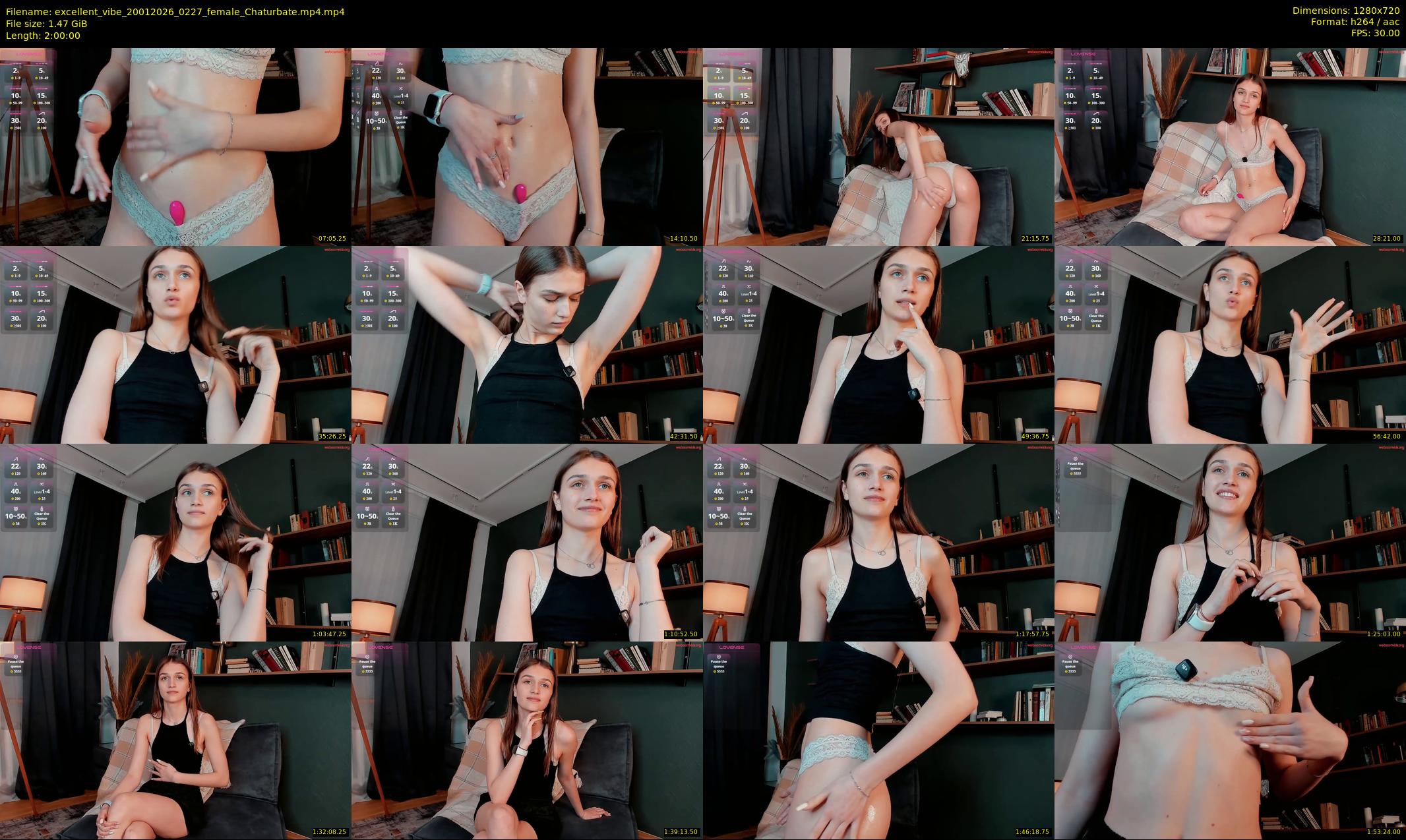 excellent_vibe — 120 minute Chaturbate female cam show recording, 720p, Jan 20, 2026
