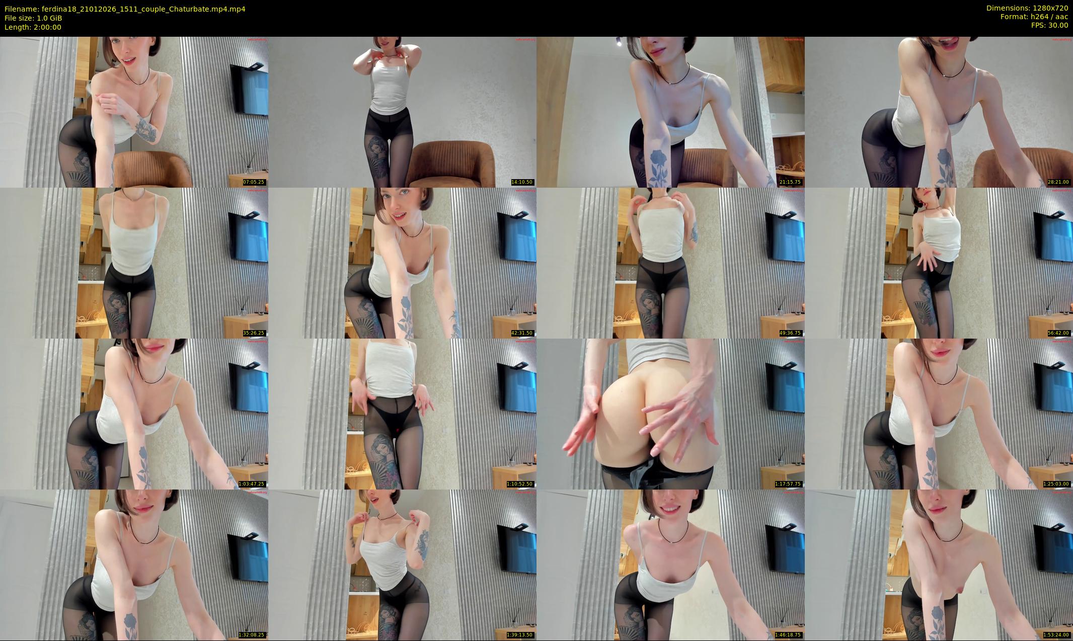 ferdina18 — 120 minute Chaturbate couple cam show recording, 720p, Jan 21, 2026