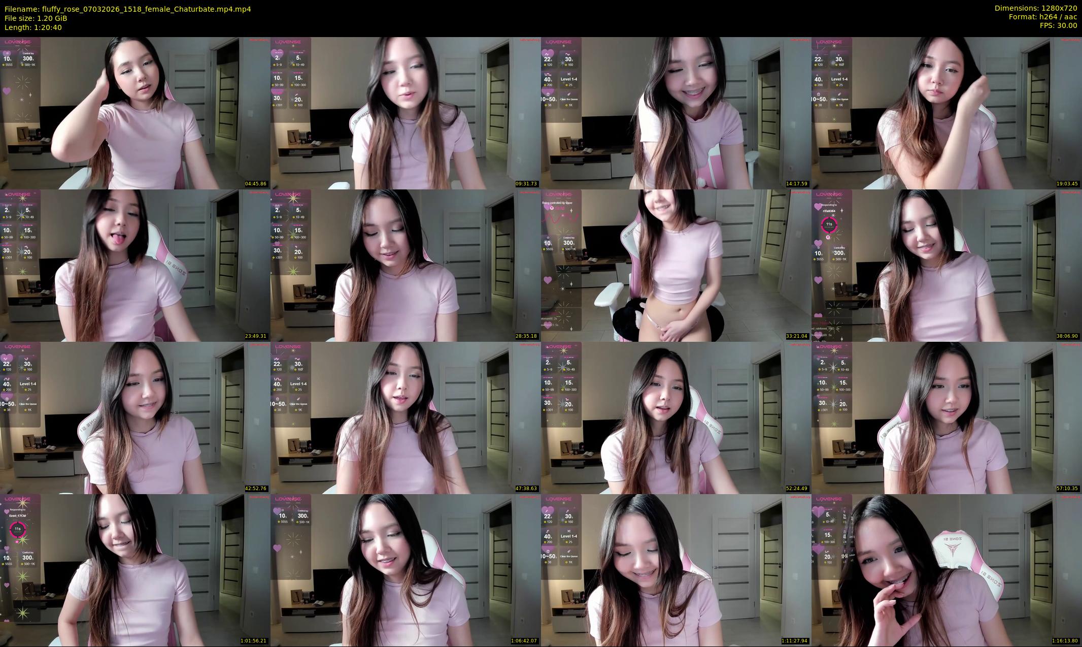 fluffy_rose — 81 minute Chaturbate female cam show recording, 720p, Mar 7, 2026