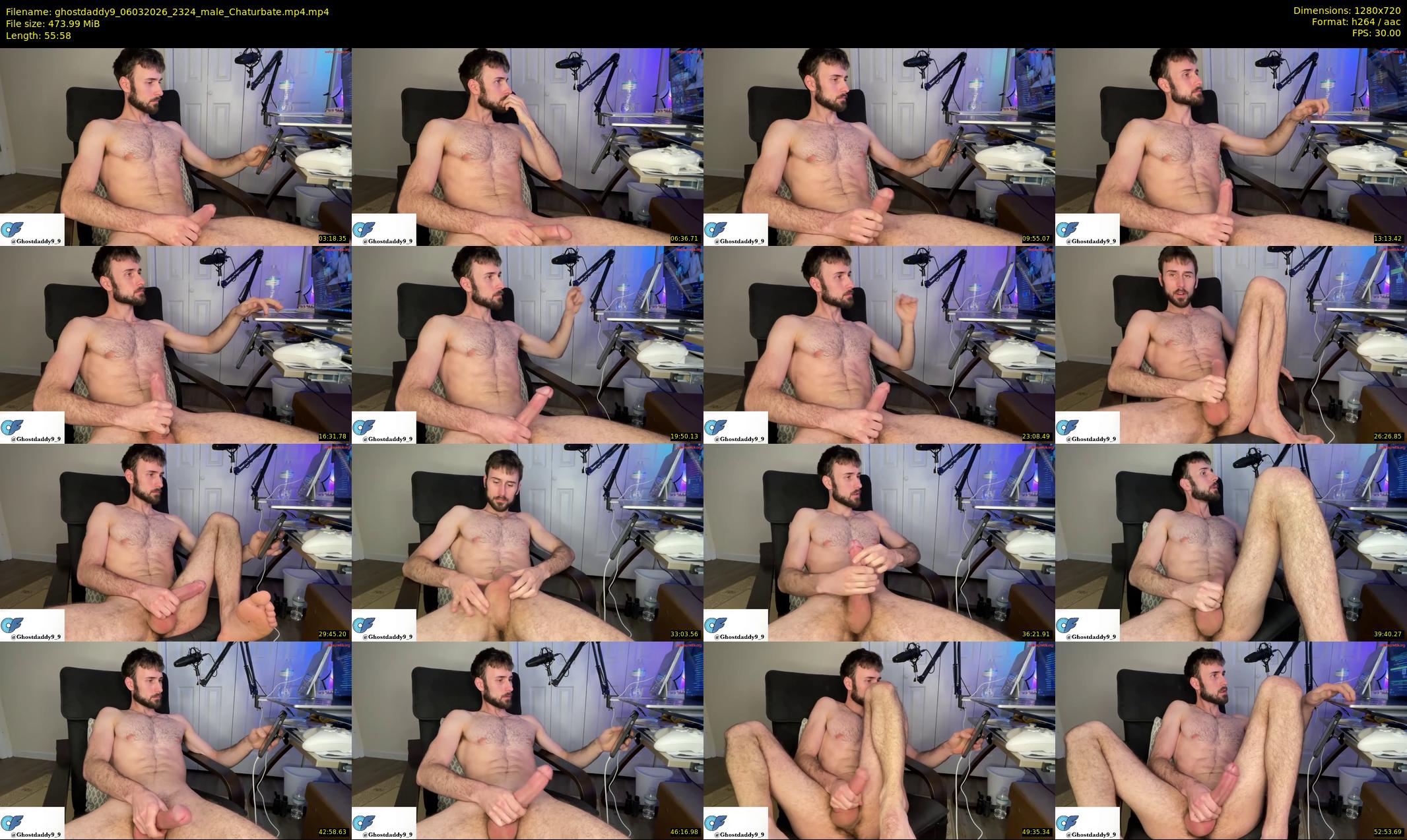 ghostdaddy9 — 56 minute Chaturbate male cam show recording, 720p, Mar 6, 2026