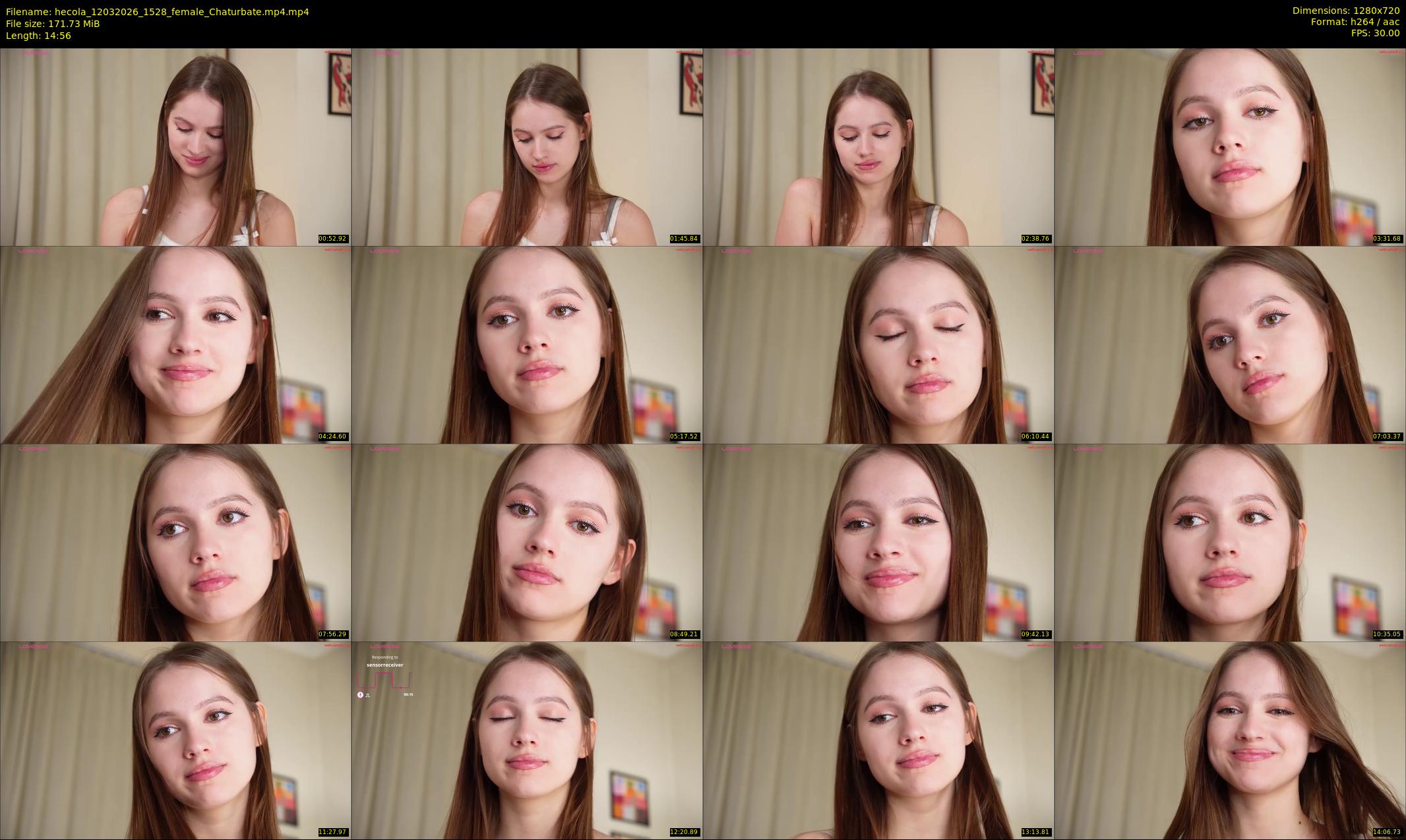 hecola — 15 minute Chaturbate female cam show recording, 720p, Mar 12, 2026