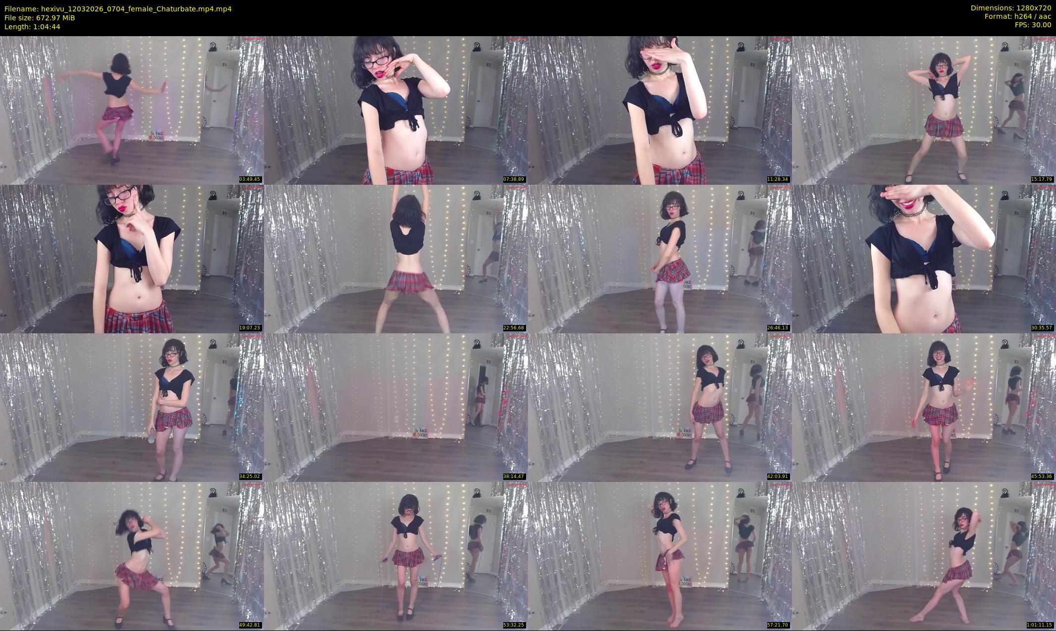hexivu — 65 minute Chaturbate female cam show recording, 720p, Mar 12, 2026