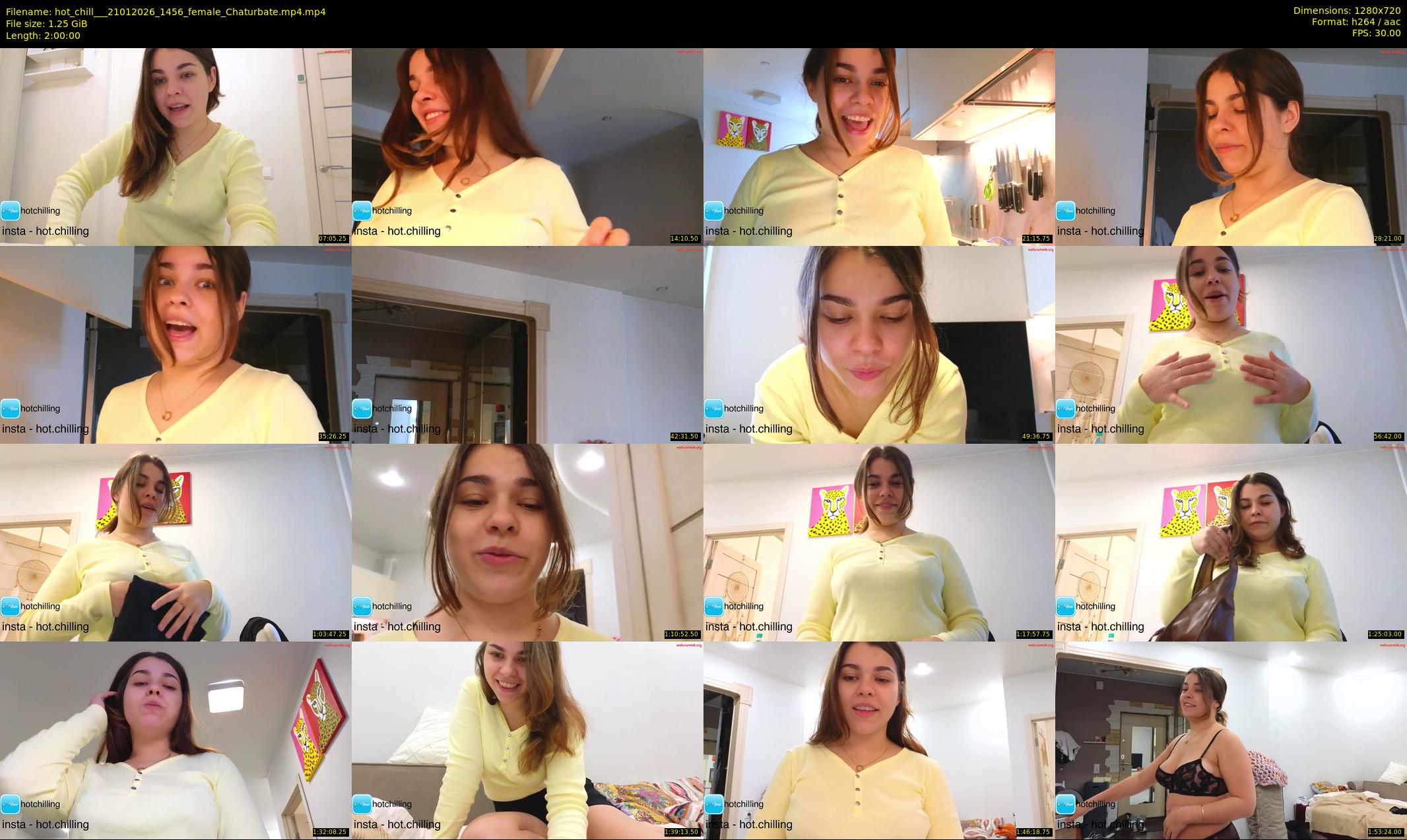 hot_chill__ — 120 minute Chaturbate female cam show recording, 720p, Jan 21, 2026