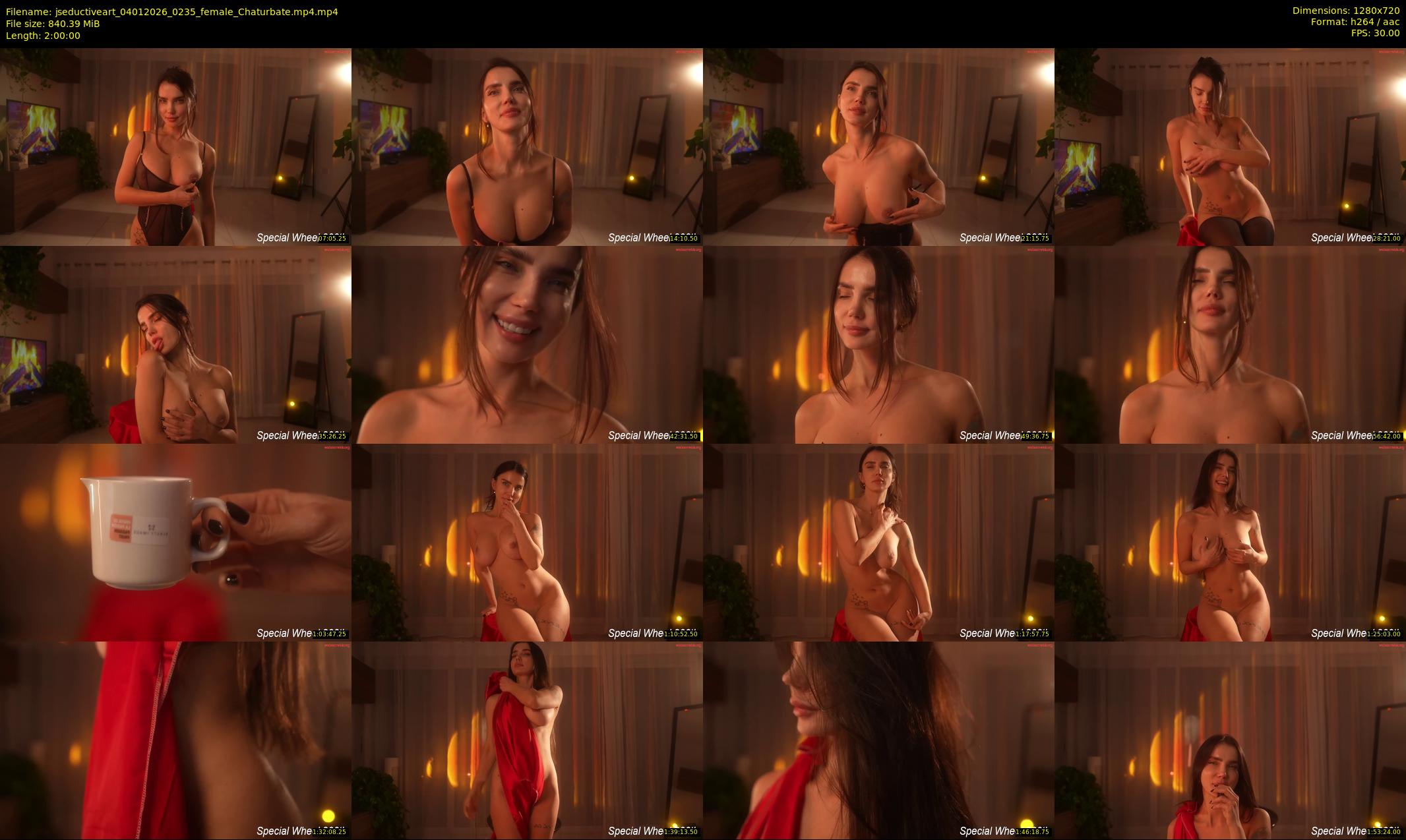 jseductiveart — 120 minute Chaturbate female cam show recording, 720p, Jan 4, 2026