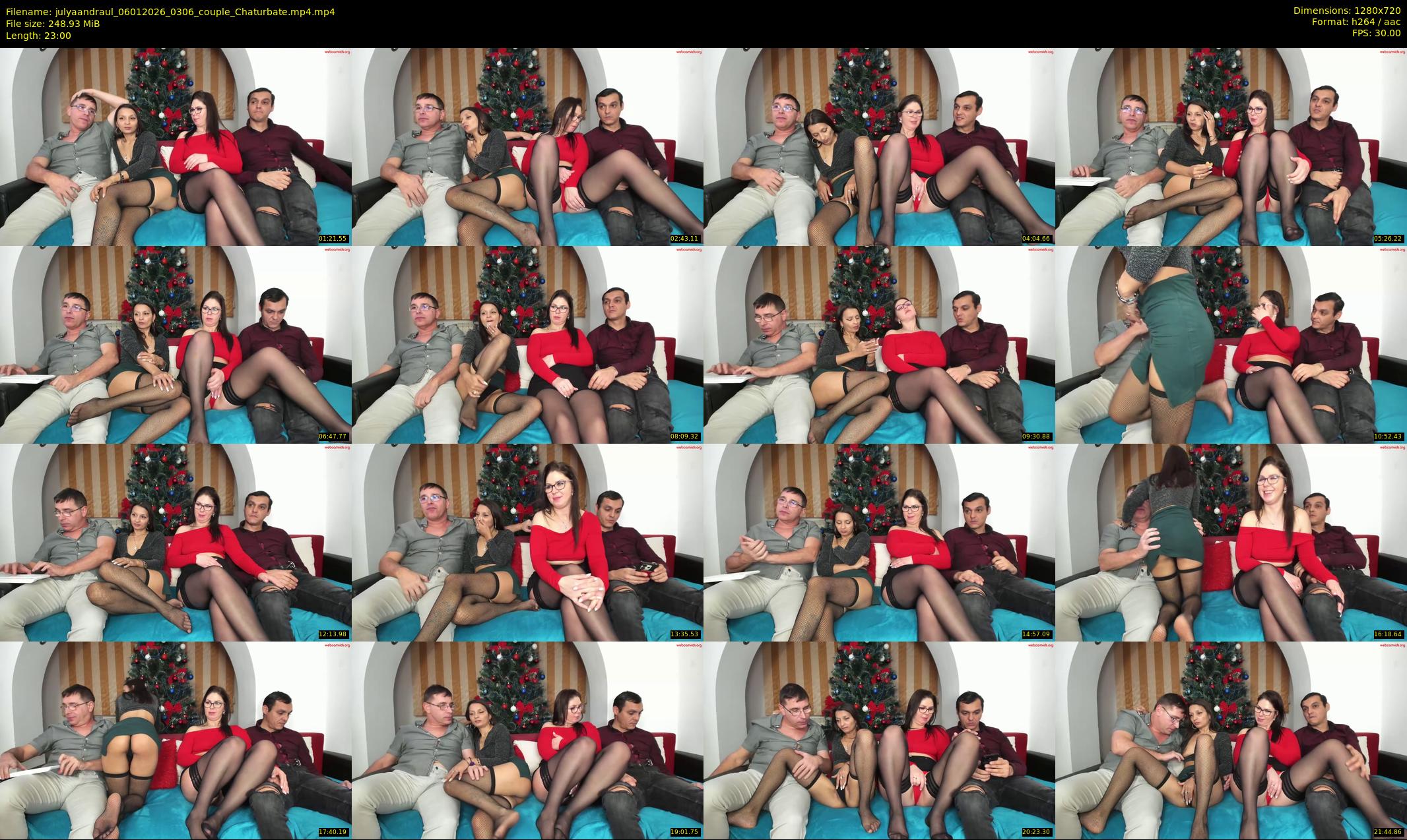 julyaandraul — 23 minute Chaturbate couple cam show recording, 720p, Jan 6, 2026