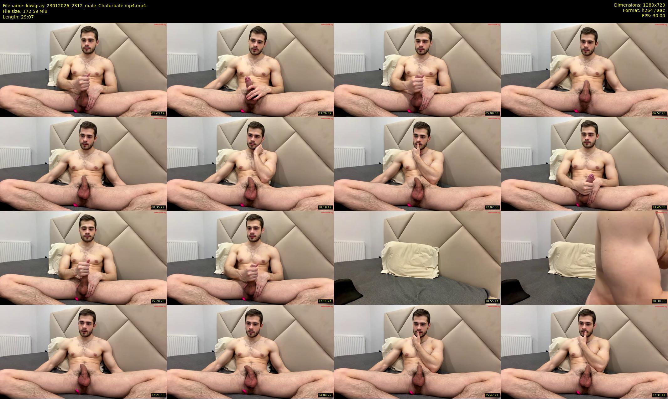 kiwigray — 30 minute Chaturbate male cam show recording, 720p, Jan 23, 2026