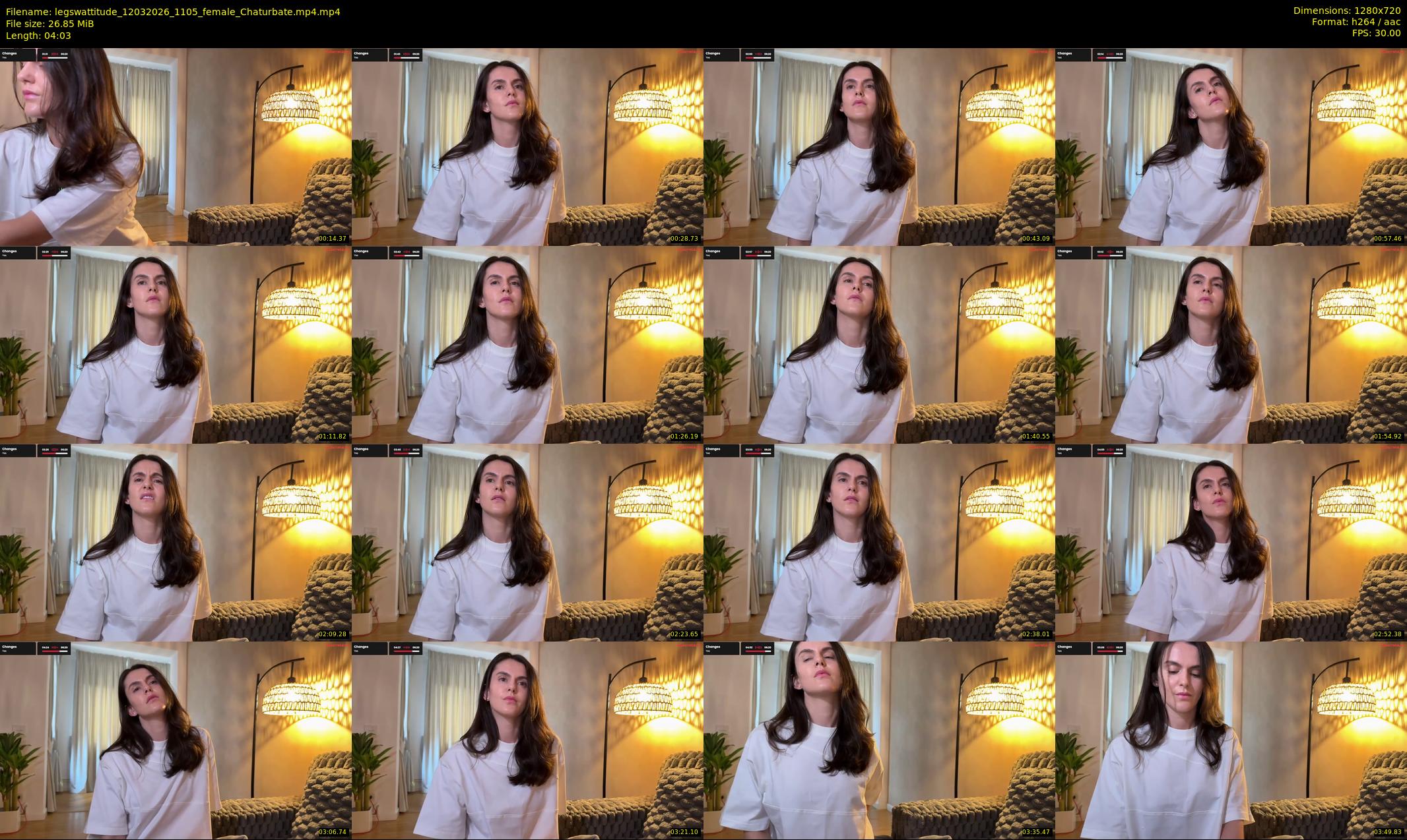 legswattitude — 5 minute Chaturbate female cam show recording, 720p, Mar 12, 2026