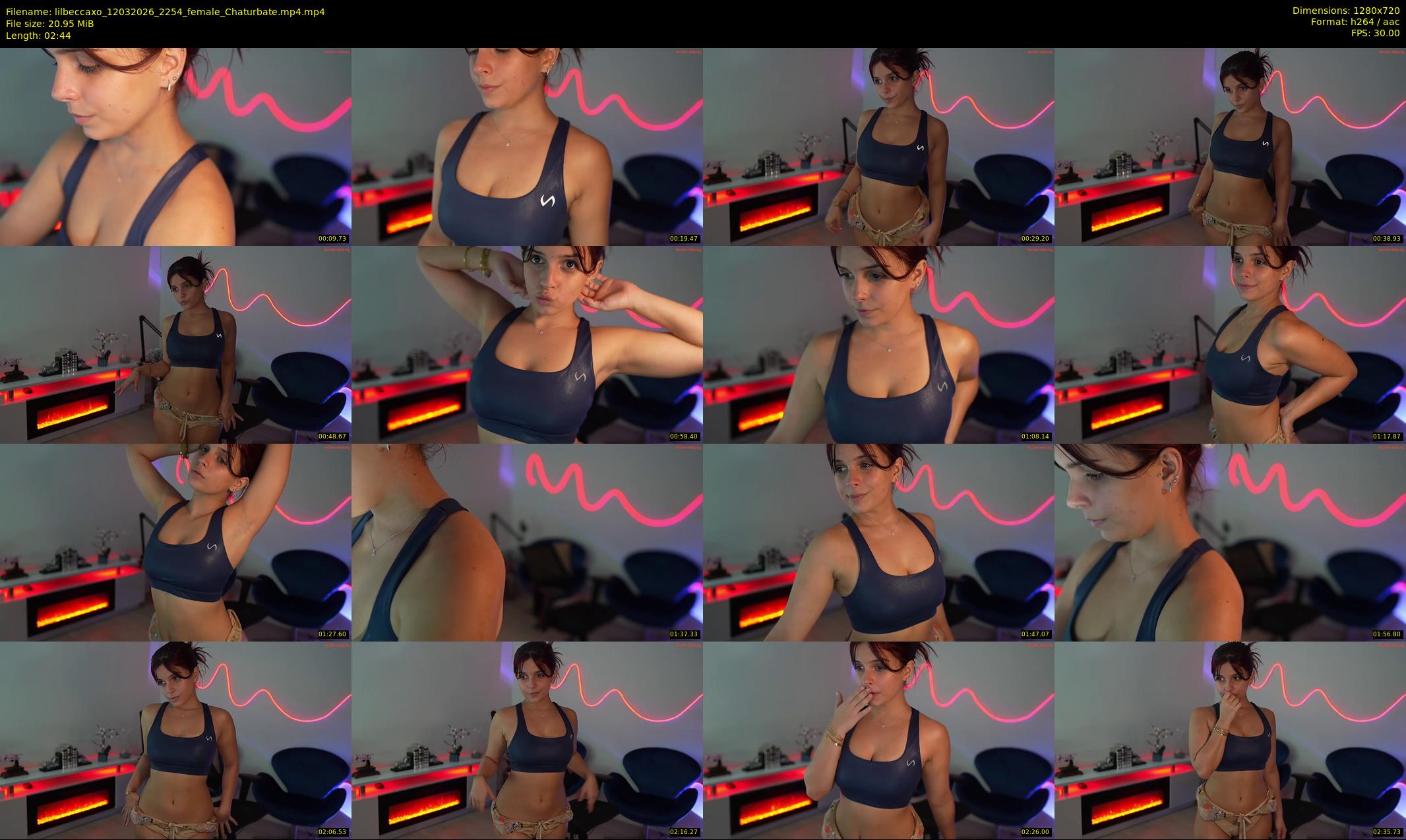 lilbeccaxo — 3 minute Chaturbate female cam show recording, 720p, Mar 12, 2026