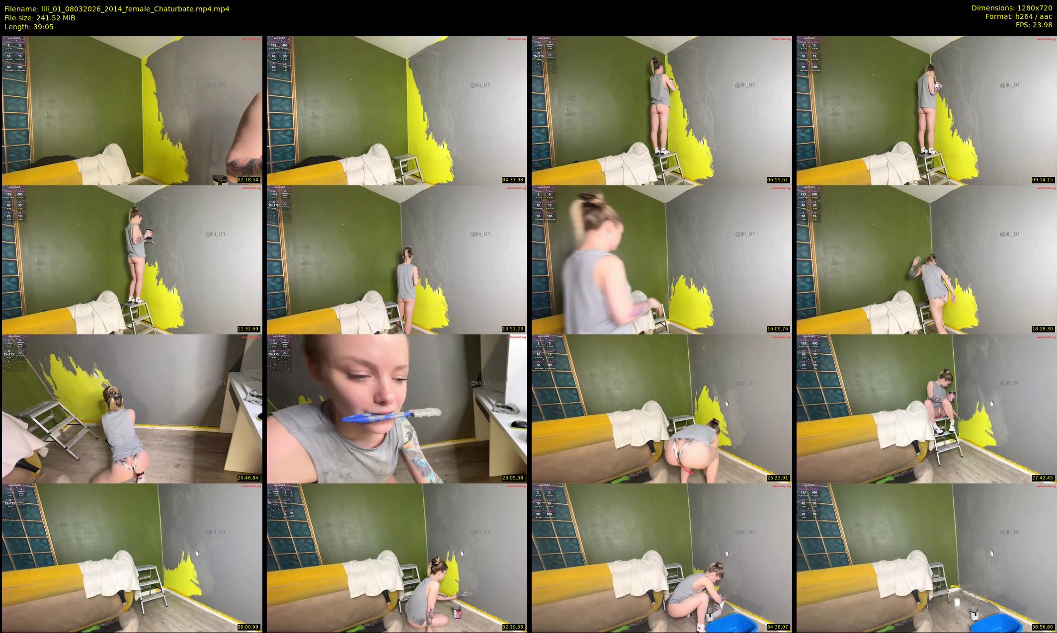 lili_01 — 40 minute Chaturbate female cam show recording, 720p, Mar 8, 2026