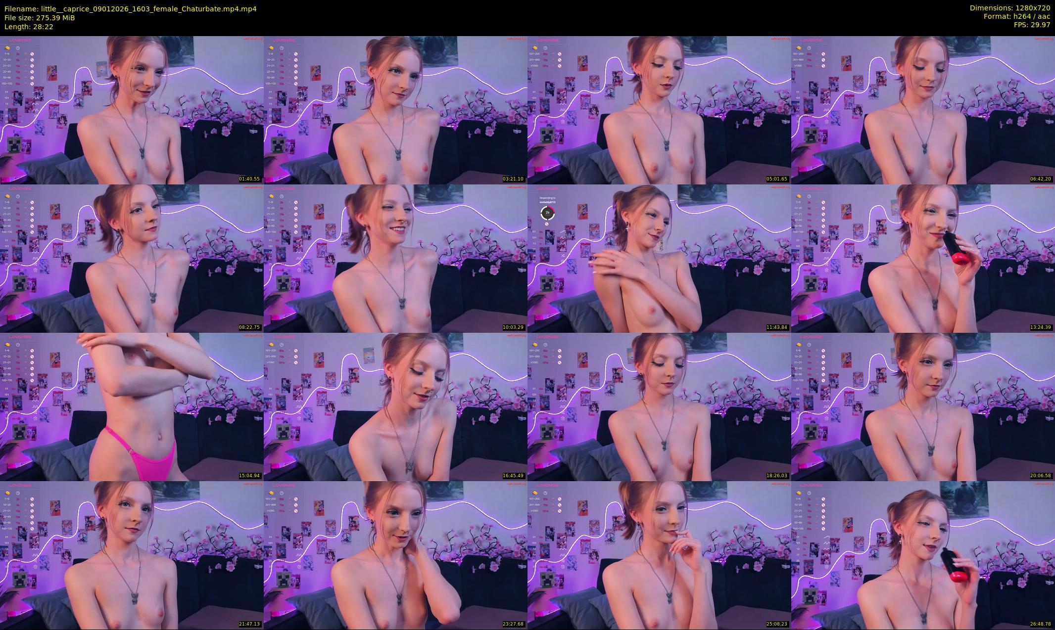 little__caprice — 29 minute Chaturbate female cam show recording, 720p, Jan 9, 2026