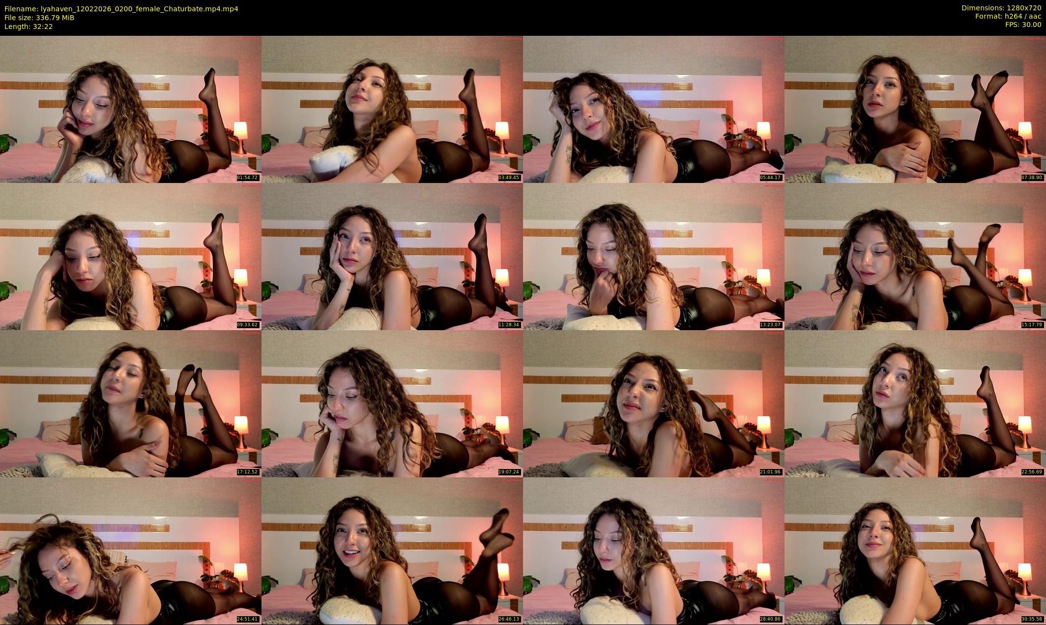 lyahaven — 33 minute Chaturbate female cam show recording, 720p, Feb 12, 2026