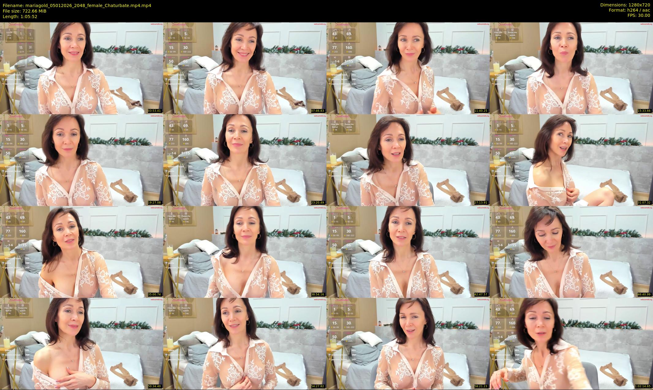 mariagold — 66 minute Chaturbate female cam show recording, 720p, Jan 5, 2026