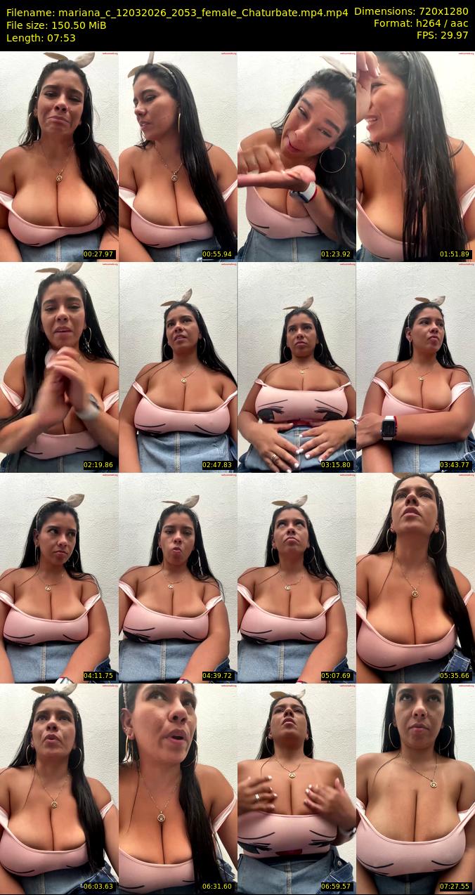 mariana_c — 8 minute Chaturbate female cam show recording, 1080p, Mar 12, 2026
