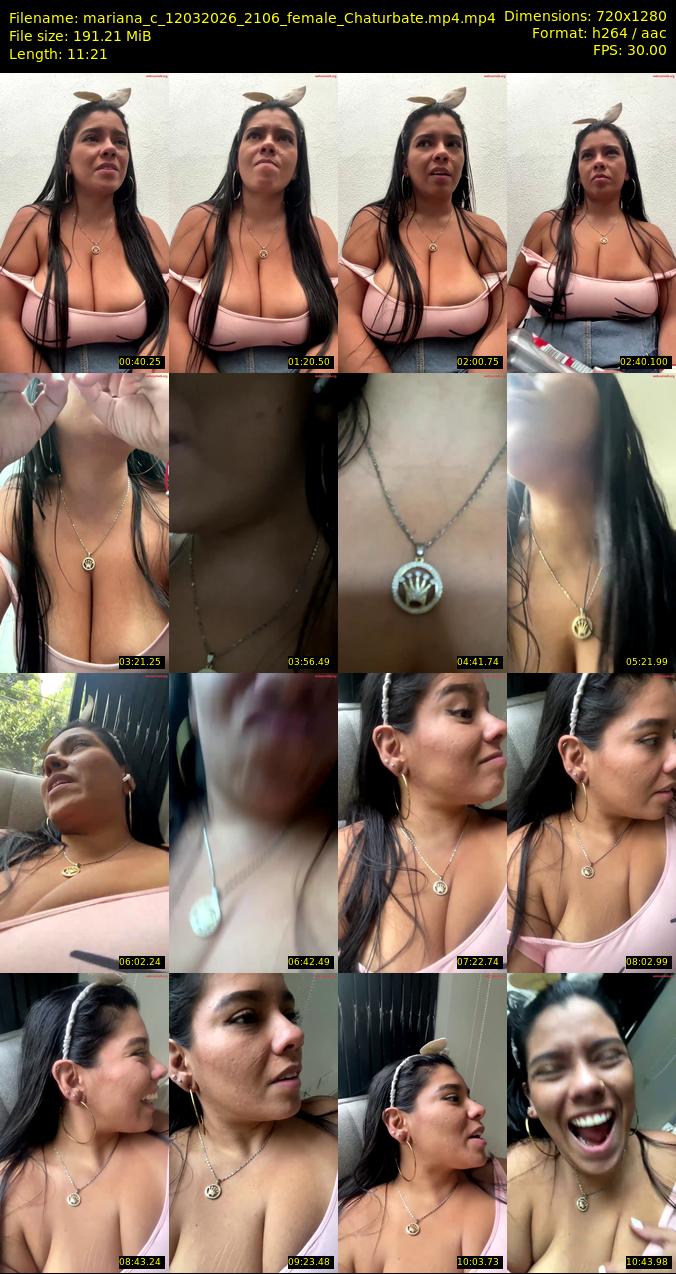 mariana_c — 12 minute Chaturbate female cam show recording, 1080p, Mar 12, 2026